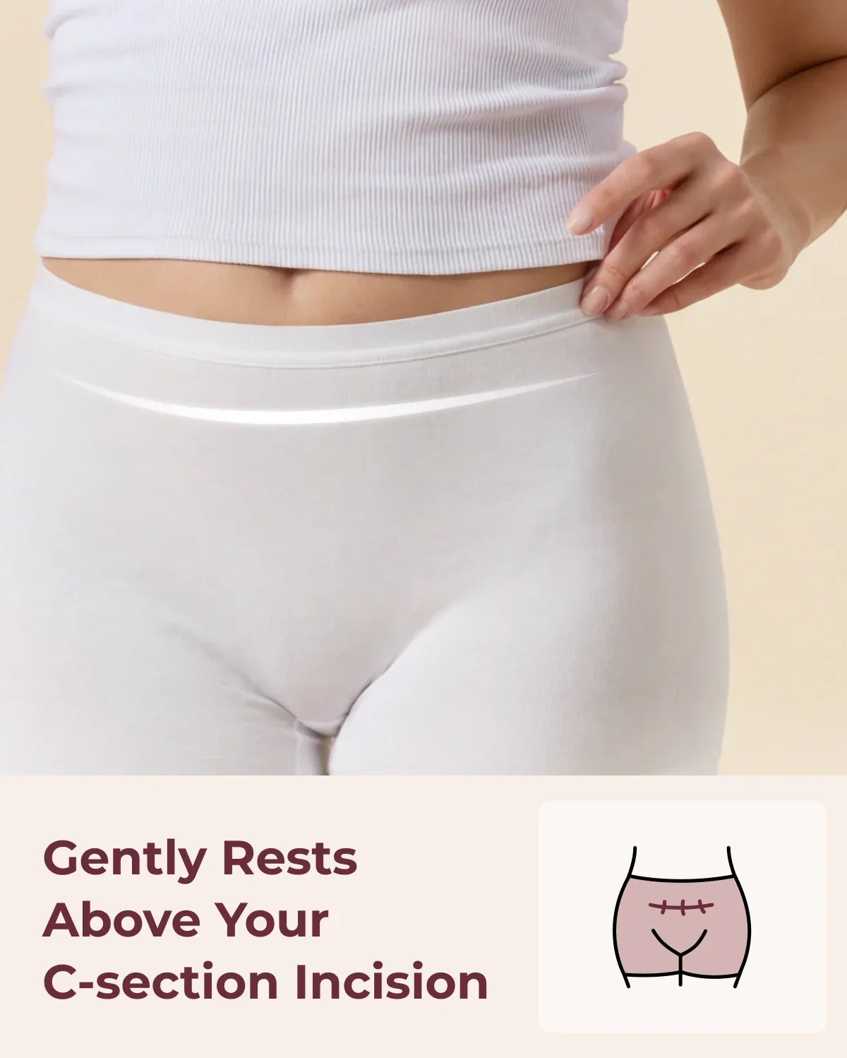 Disposable Postpartum Boyshort Underwear