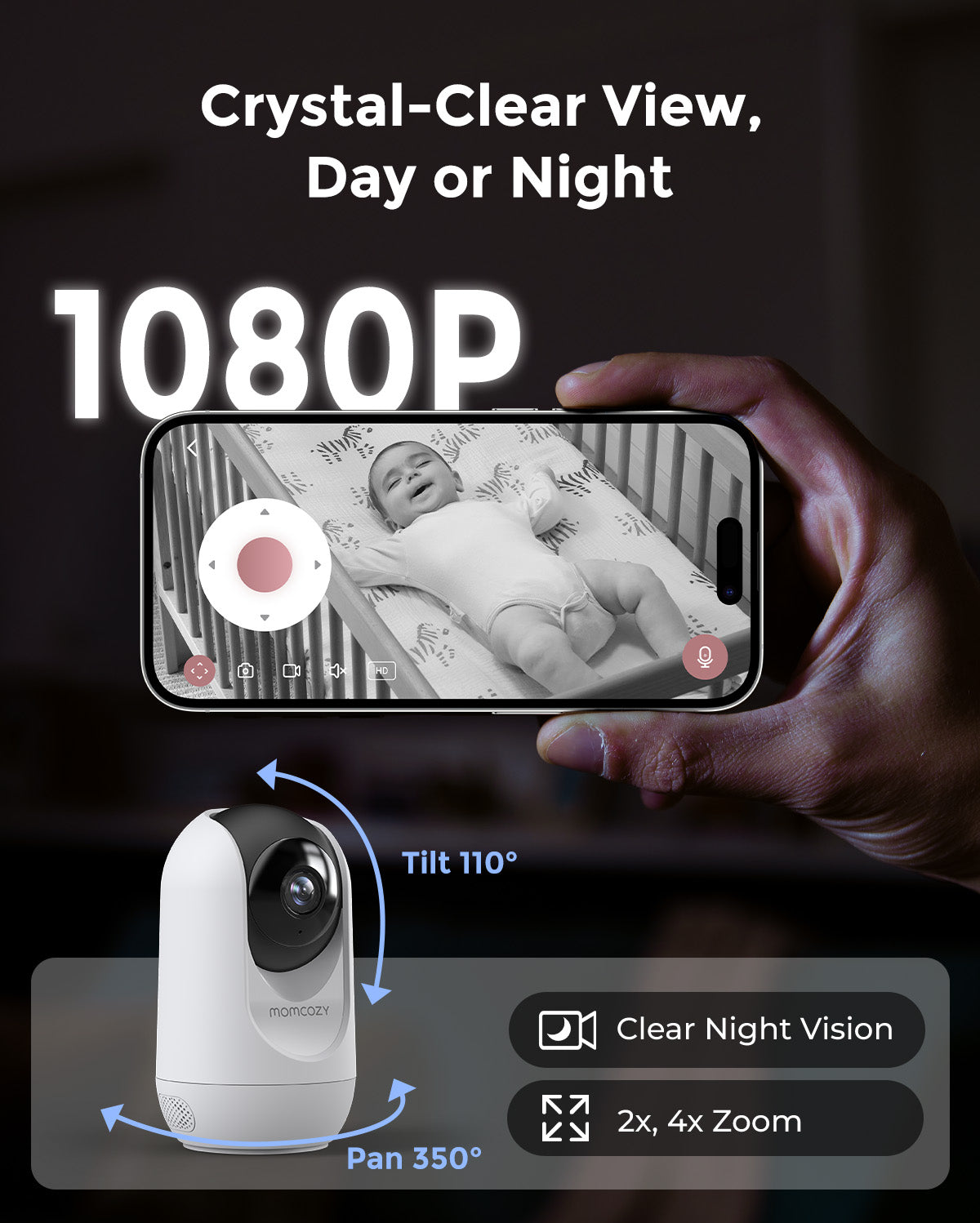 1080p Full HD Kamera für Videobabyphone BM04