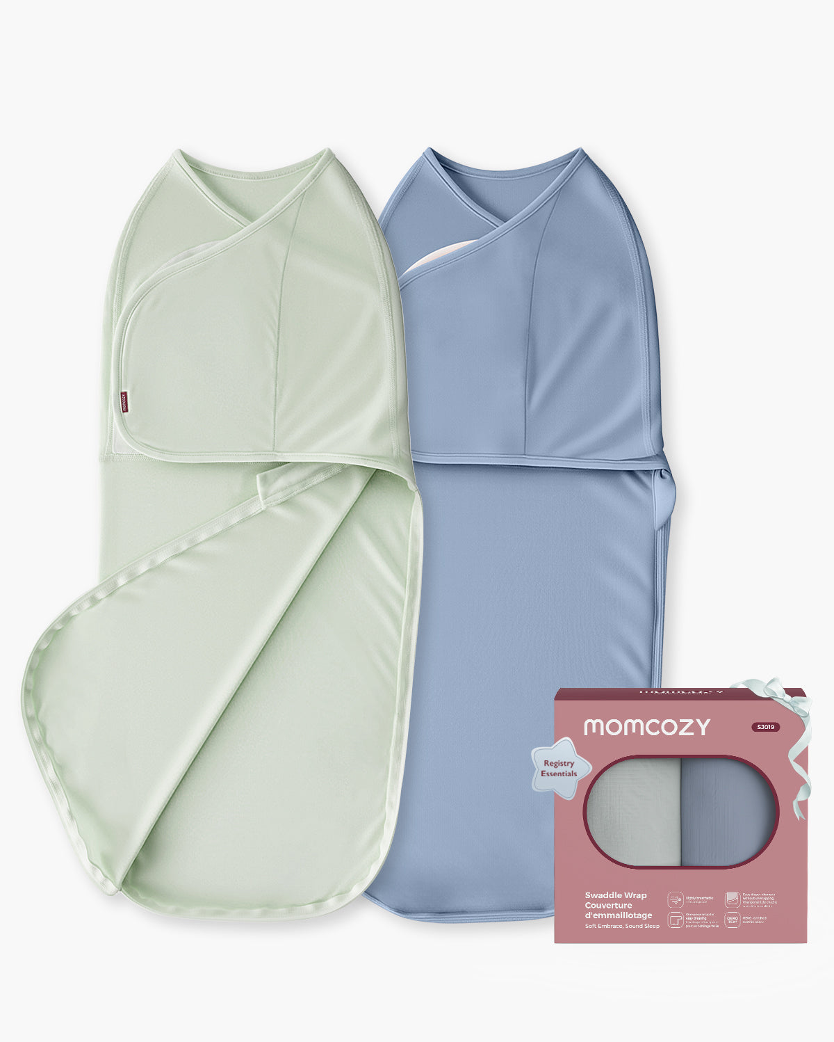 Mapas de bebé Momcozy Muslin Swaddle, 4 paquete