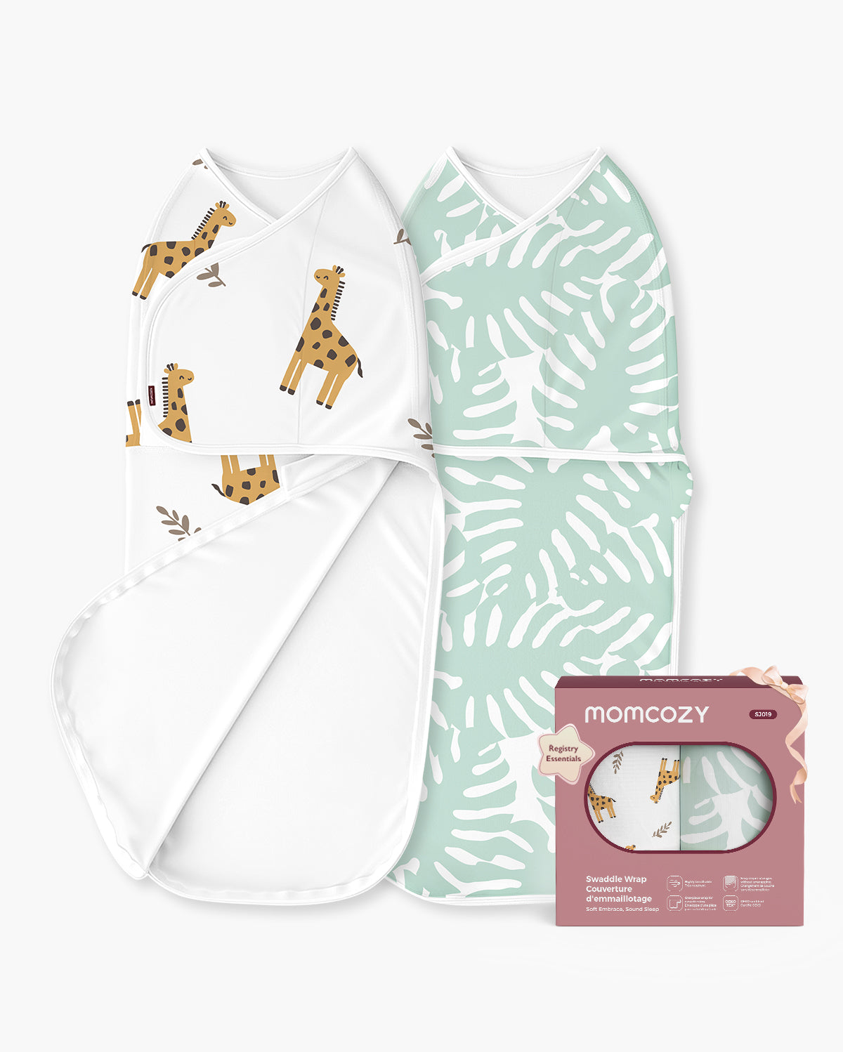 Mapas de bebé Momcozy Muslin Swaddle, 4 paquete