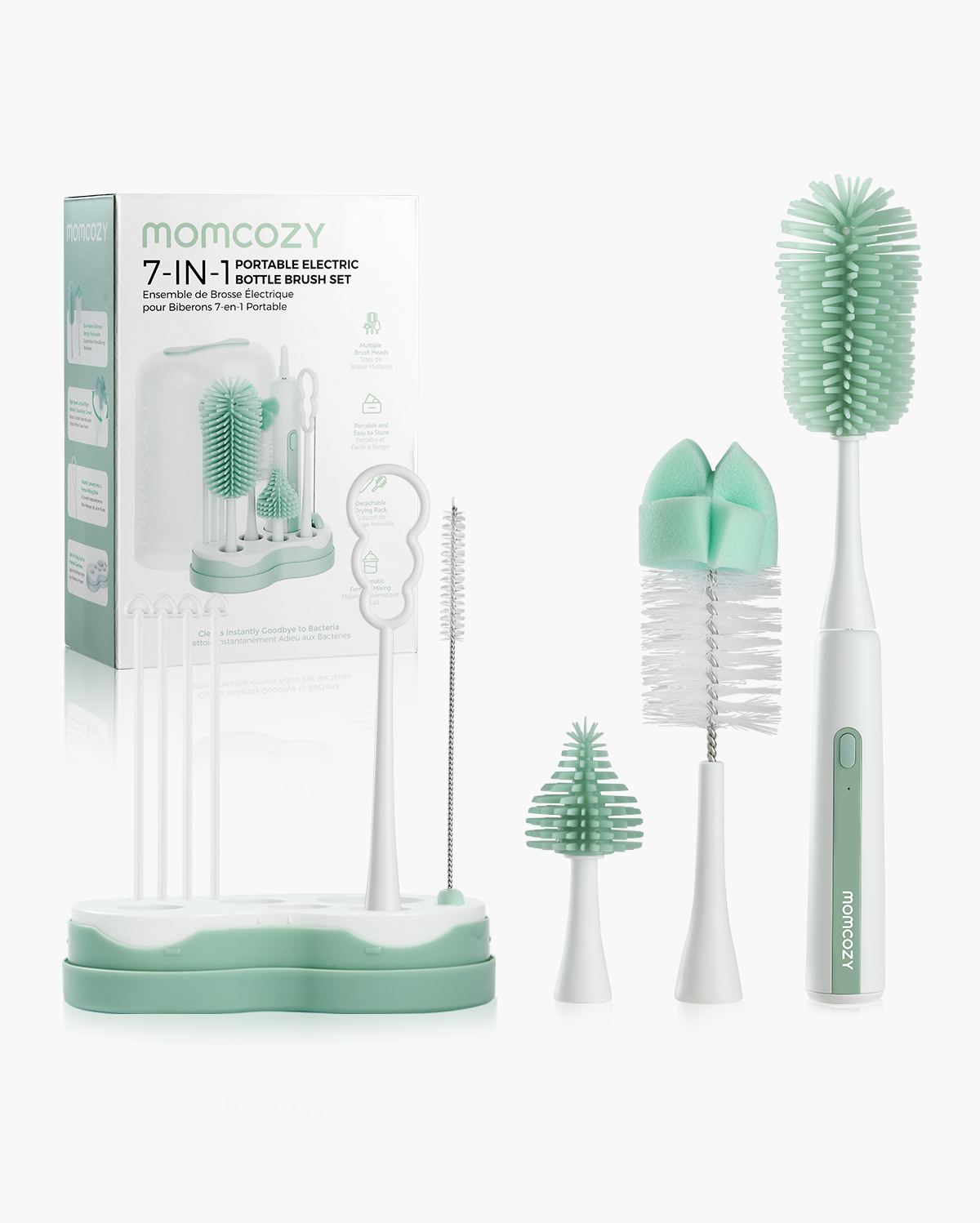 Momcozy 7 in 1 Electric Bottle Brush Kit