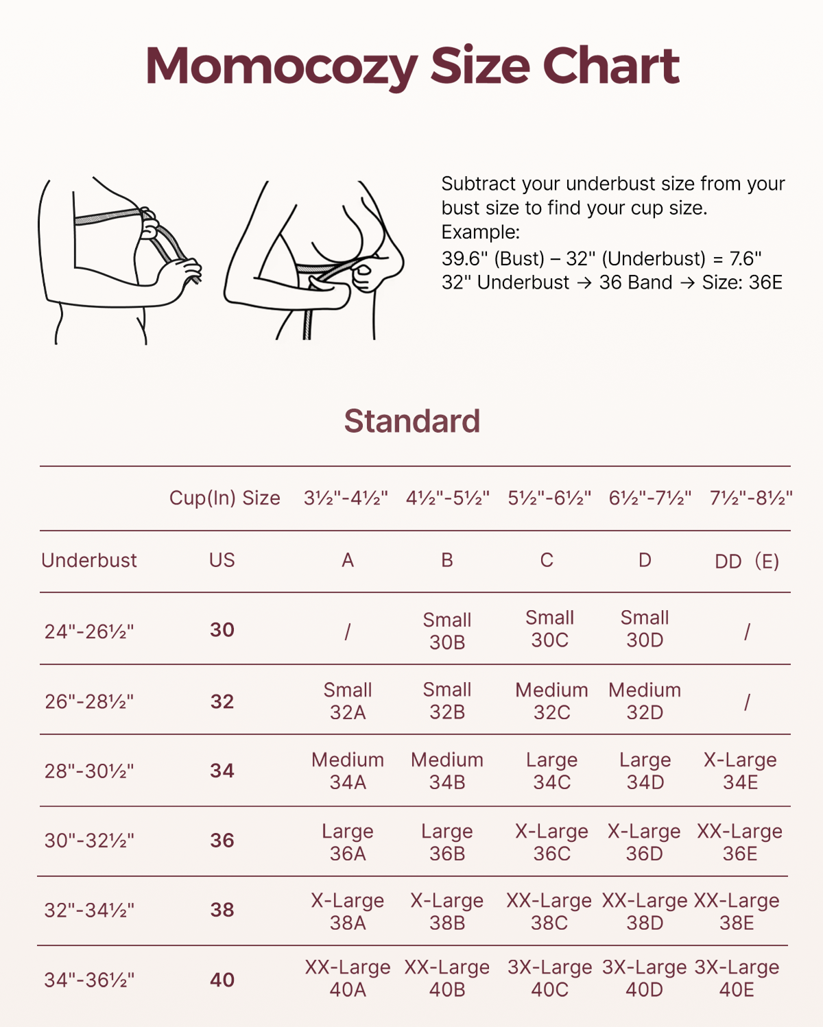 Soutien-gorge d’allaitement CoolFit Momcozy – Ultra extensible