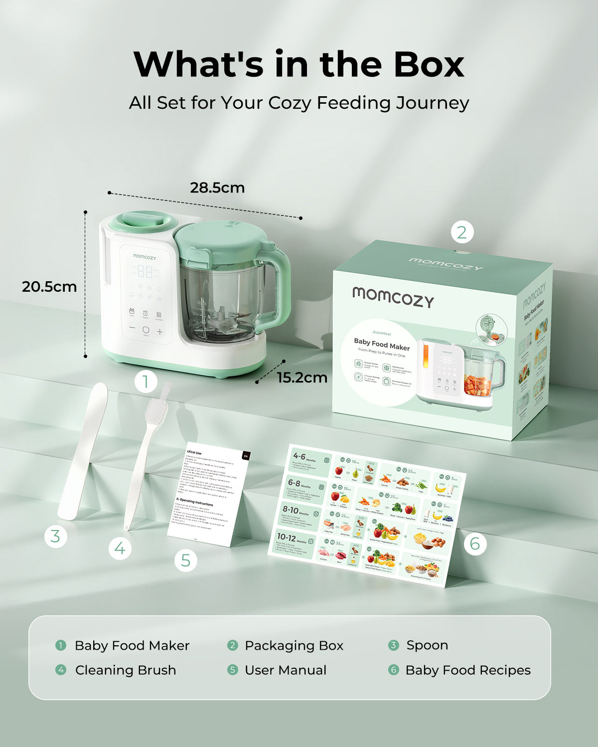 Faire de l'alimentation pour bébé momcozy