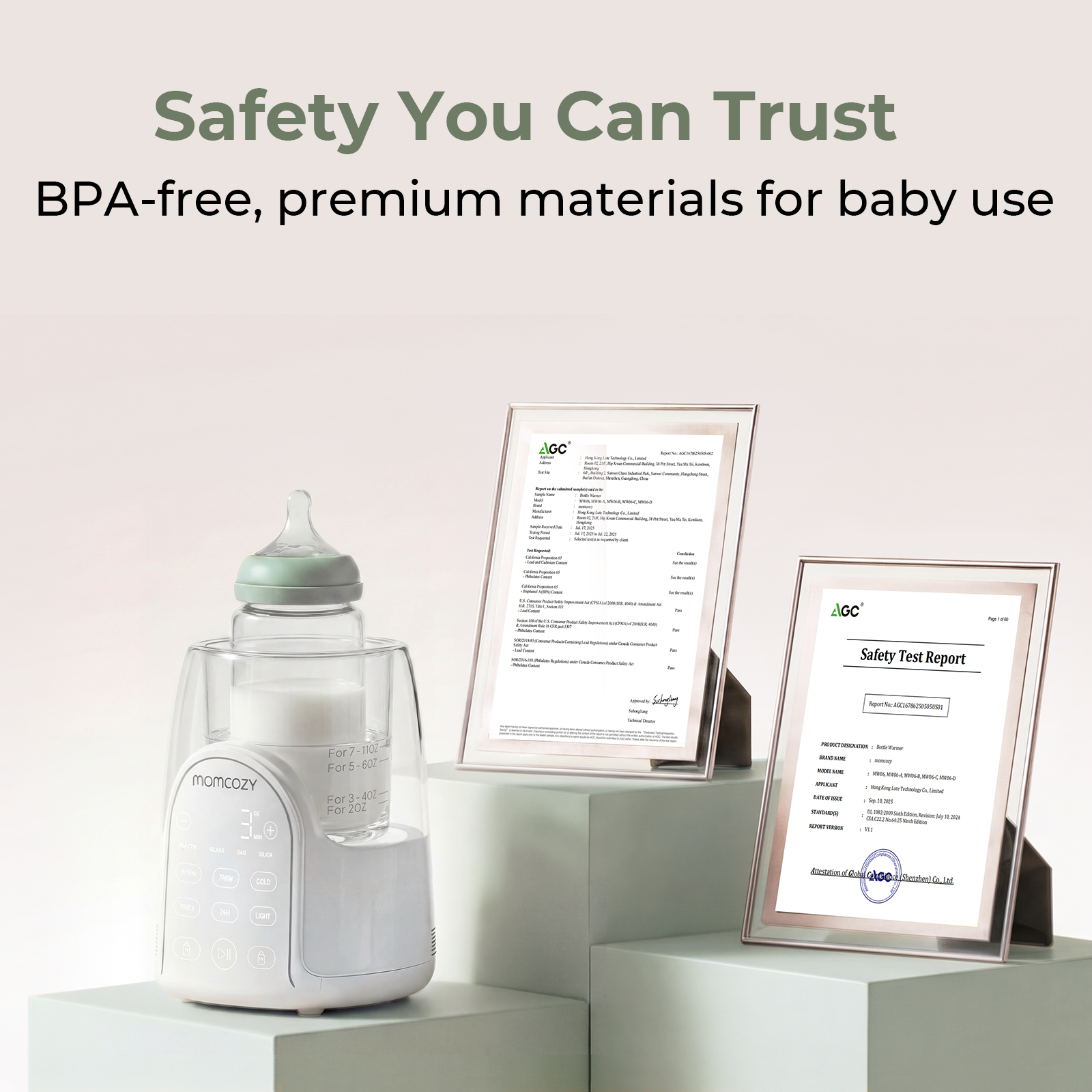 Momcozy Night Pro Baby Bottle Warmer - Night Feeding