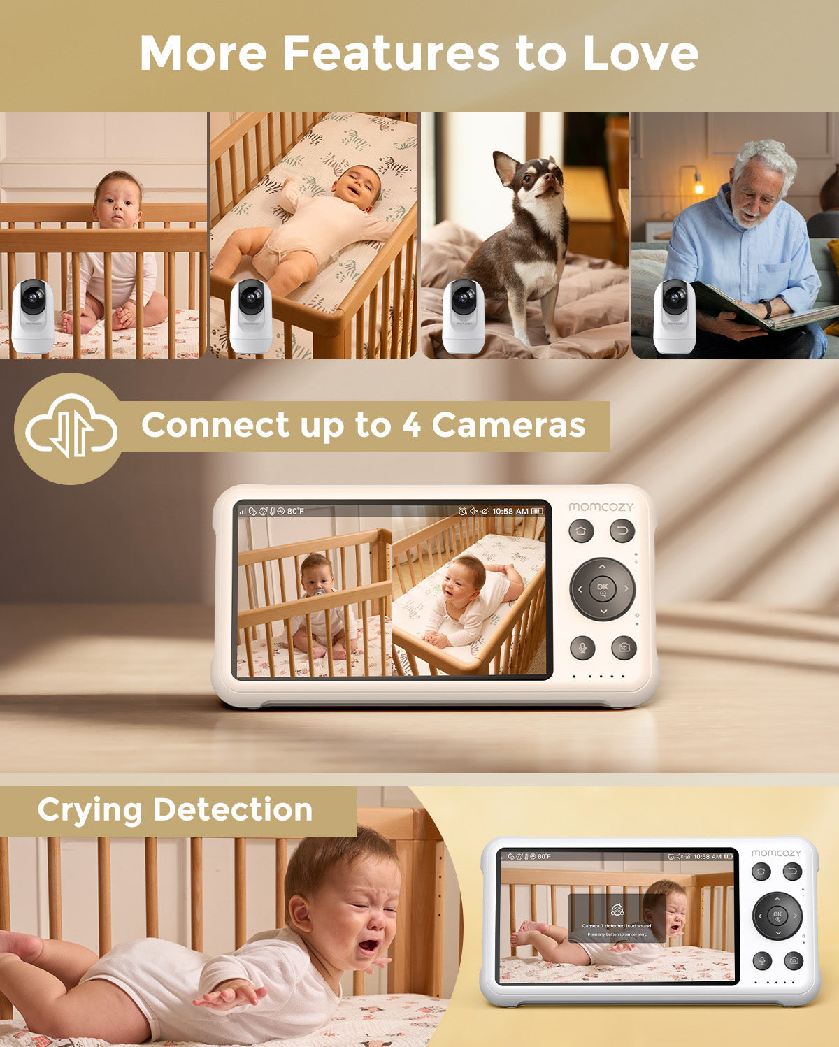 1080p Full HD Kamera für Videobabyphone BM04