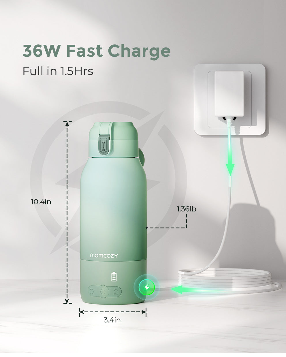 Superfast Portable Baby Bottle Warmer for Travel