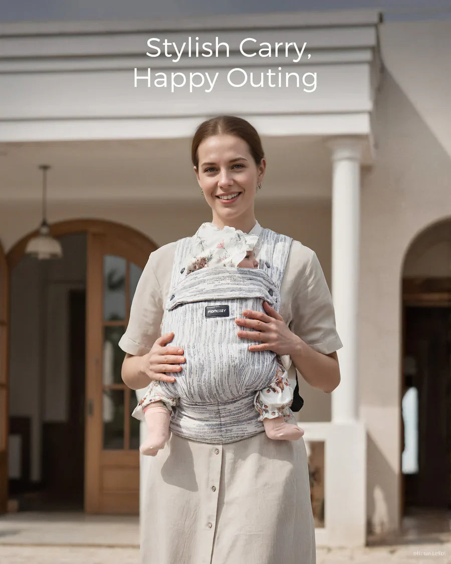 Momcozy HeriHug 100% Leinen Babytrage