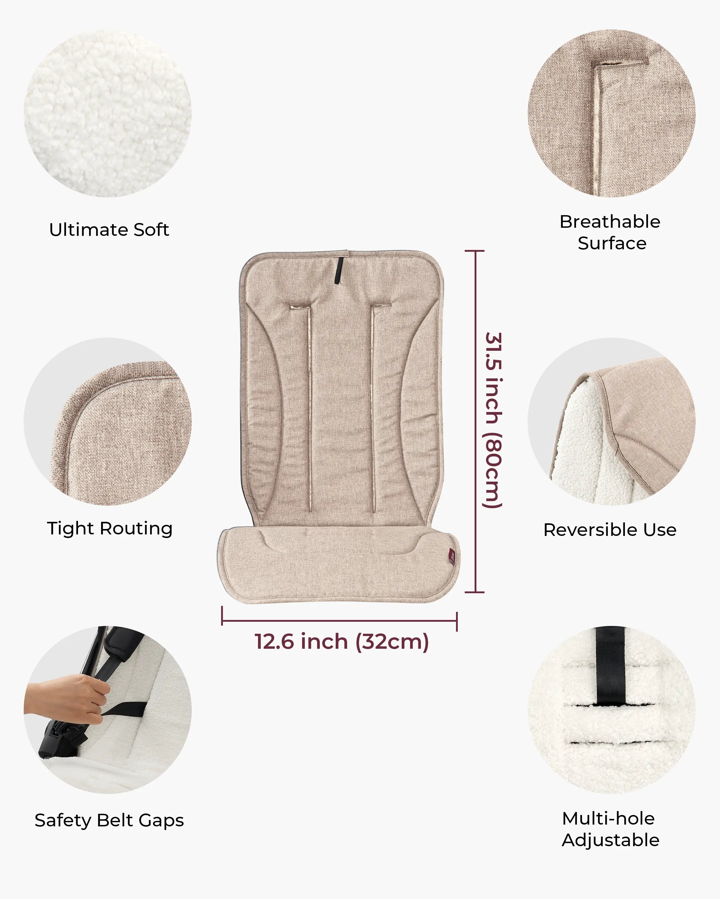 Momcozy Winter Warm Stroller Seat Liners