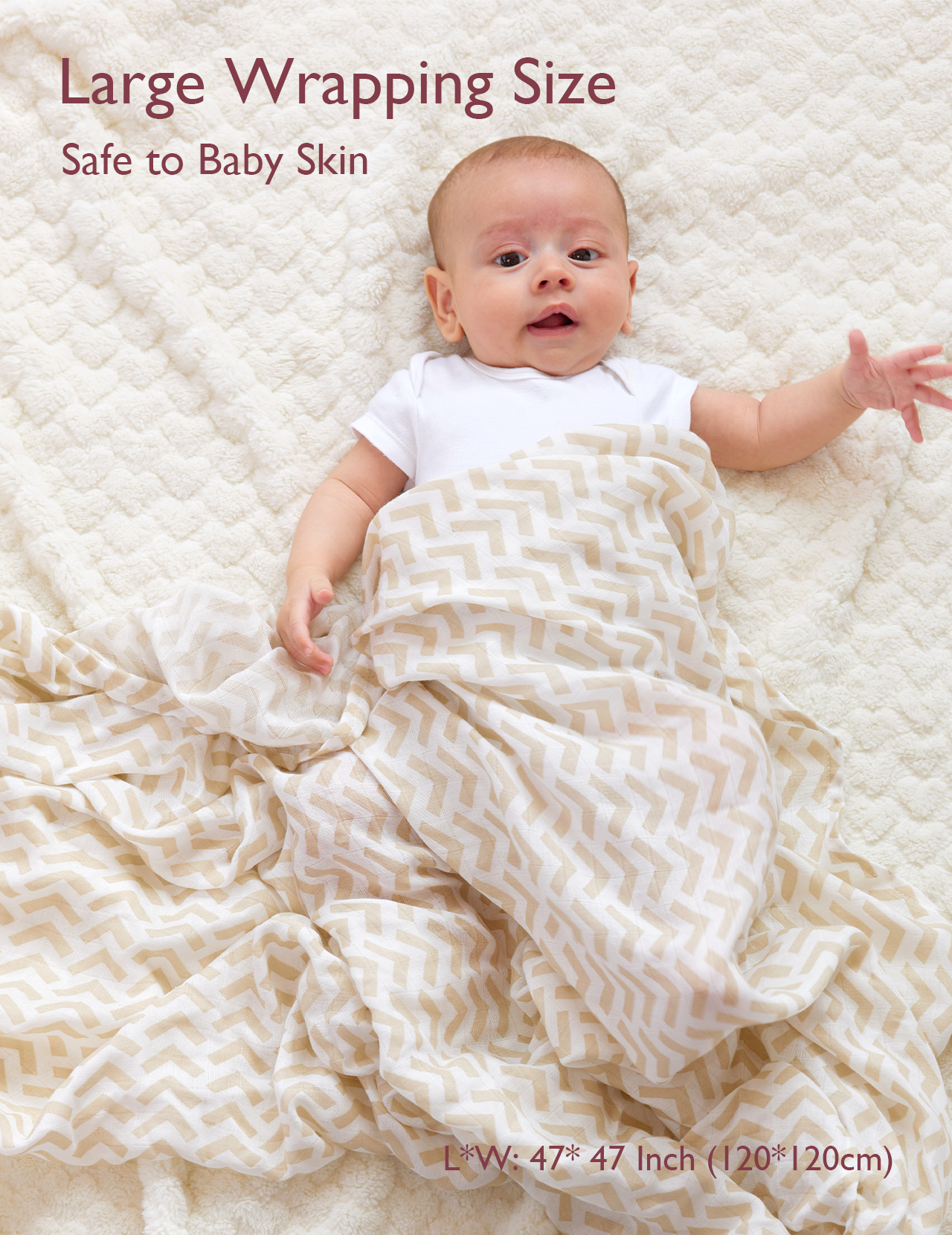 Momcozy Muslin Smouddle Baby Couvertures, 4 pack