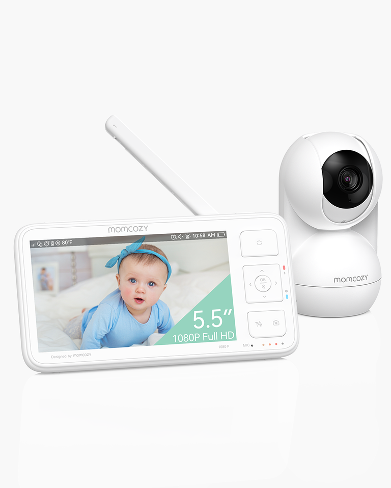 Translation missing: en.Momcozy BM03 baby monitor: 5.5-inch Full HD screen and white camera, designed for parents