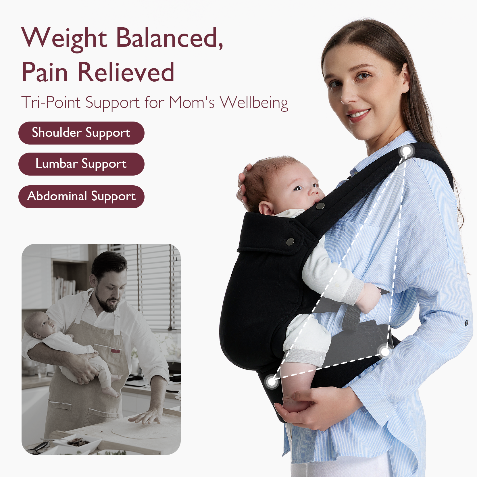 Momcozy PureHug Nosidełko dla Dzieci - Ekskluzywna Oferta