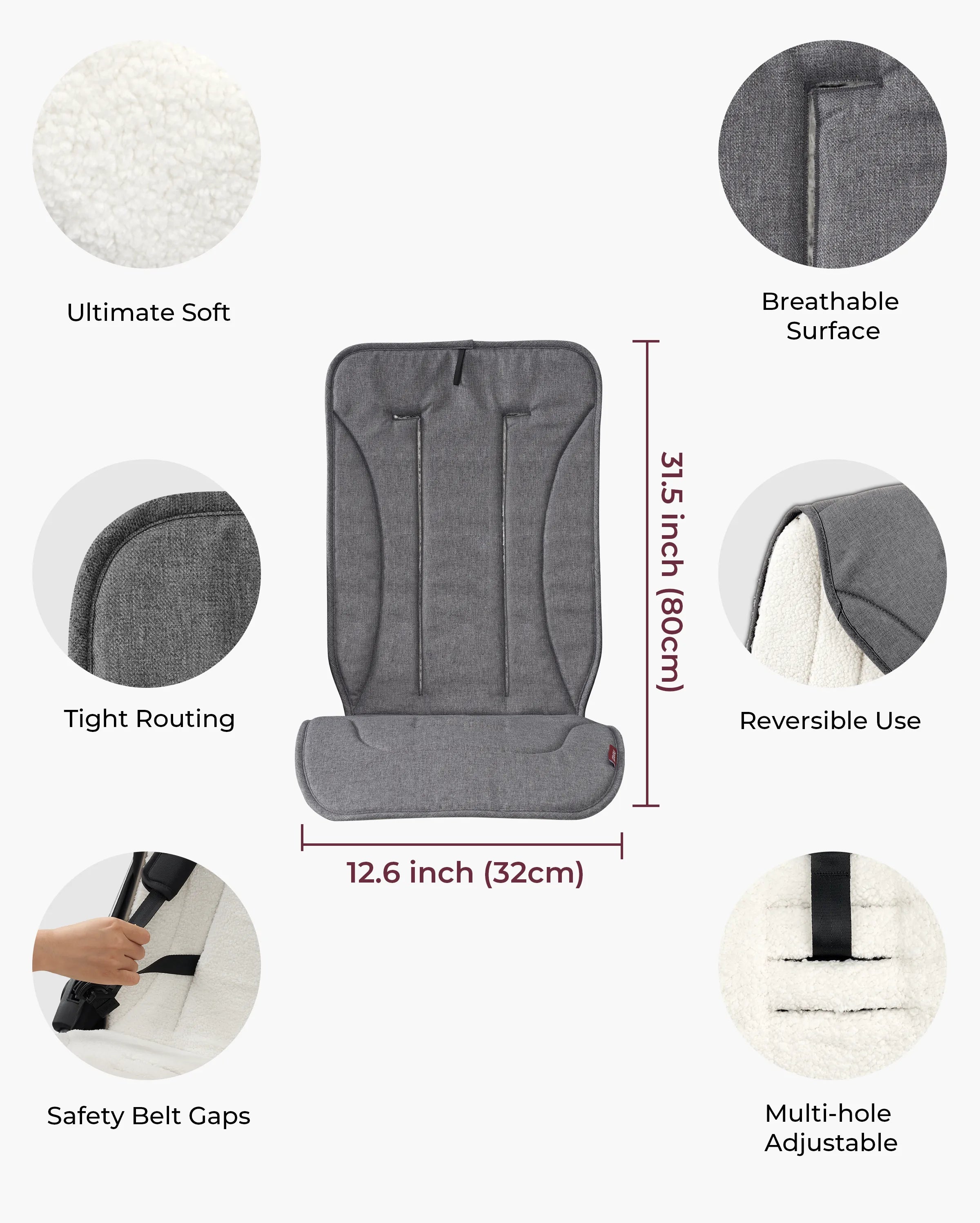 Momcozy Winter Warm Stroller Seat Liners