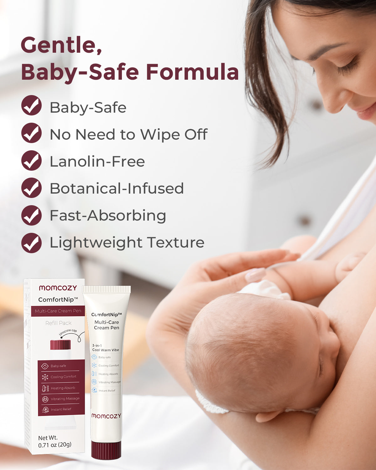 Momcozy ComfortNip™ Wielofunkcyjny Długopis do Pielęgnacji Sutki