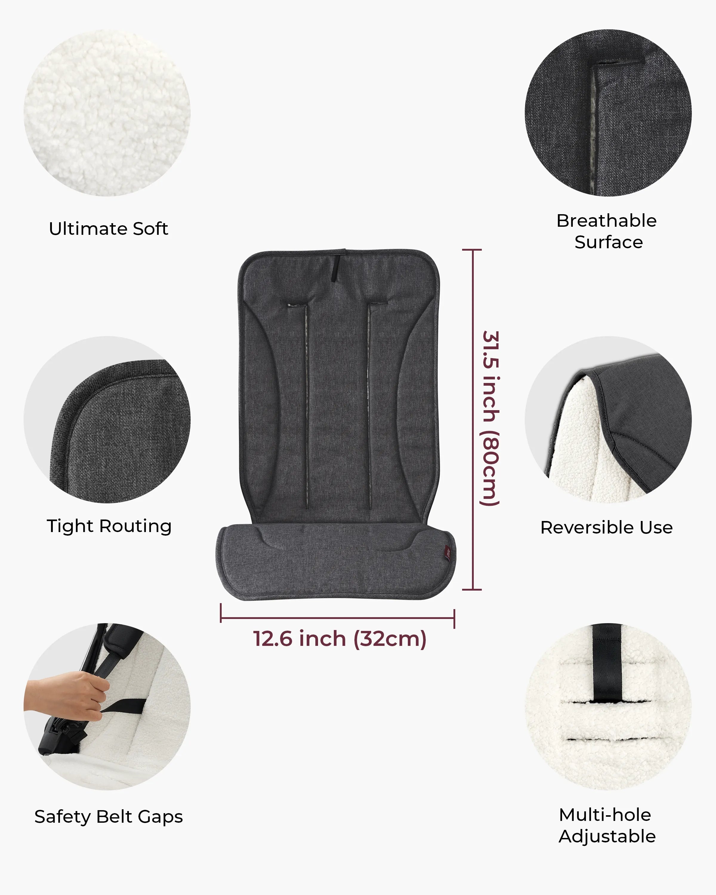 Momcozy Winter Warm Stroller Seat Liners