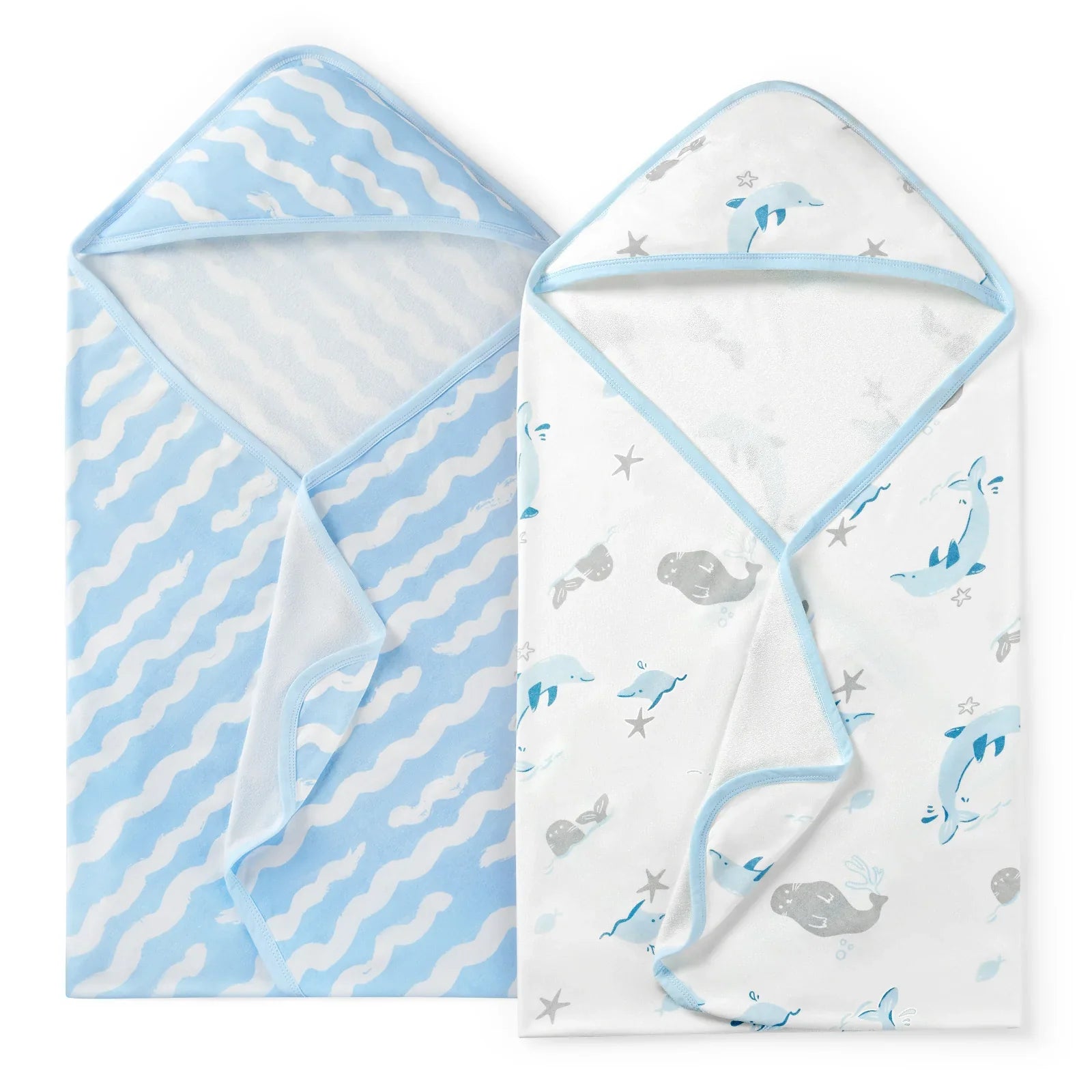 MOMCOZY BABY HOODED TELETEL FÜR NEUBORN DUUBE - 2 Zählung (Packung von 1)