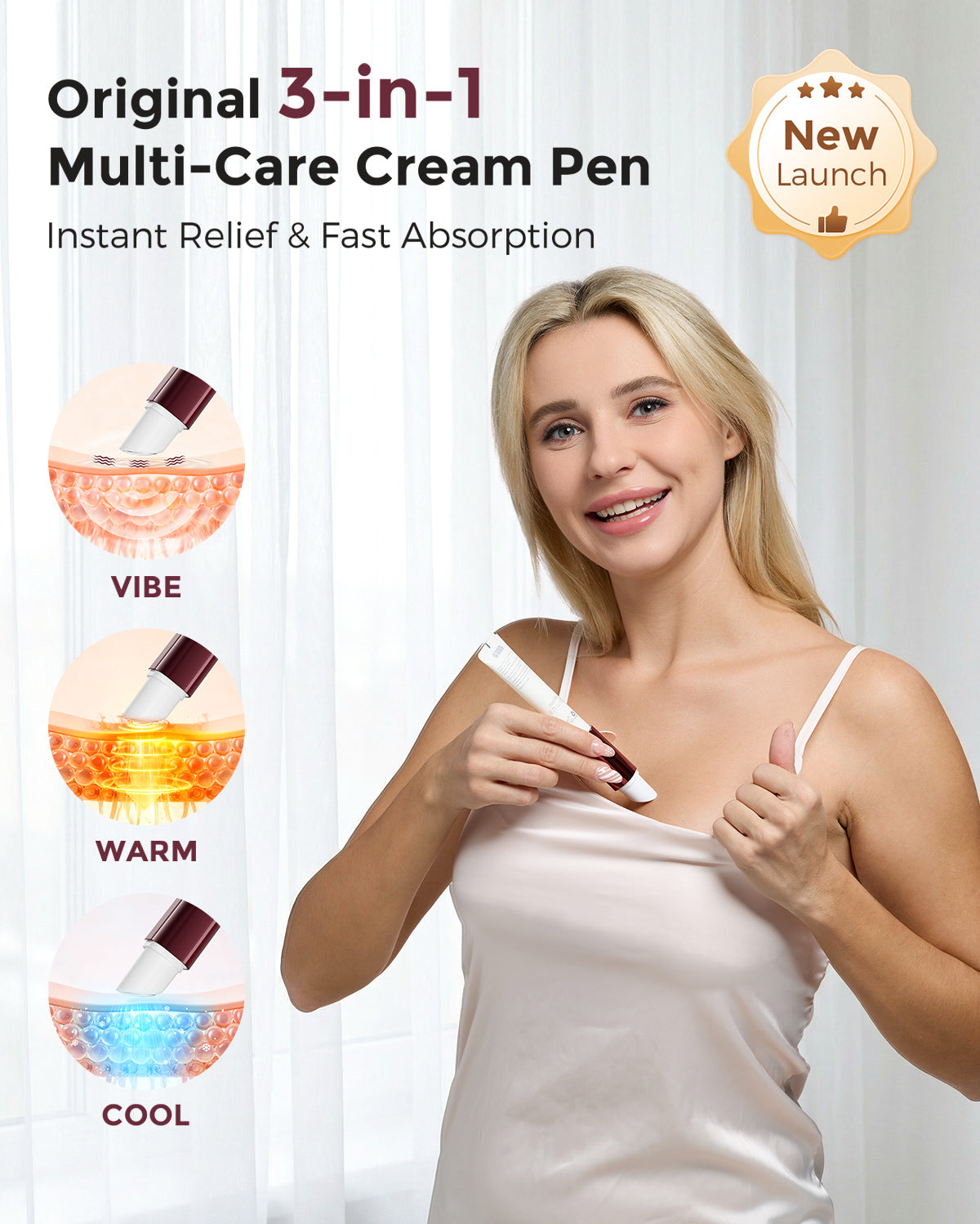 Momcozy ComfortNip™ Wielofunkcyjny Długopis do Pielęgnacji Sutki