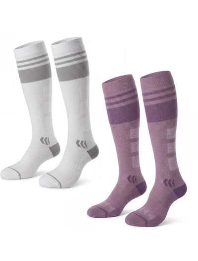 Momcozy Wide Calf Compression Socks 20-30mmHg for Sports 2 Pairs