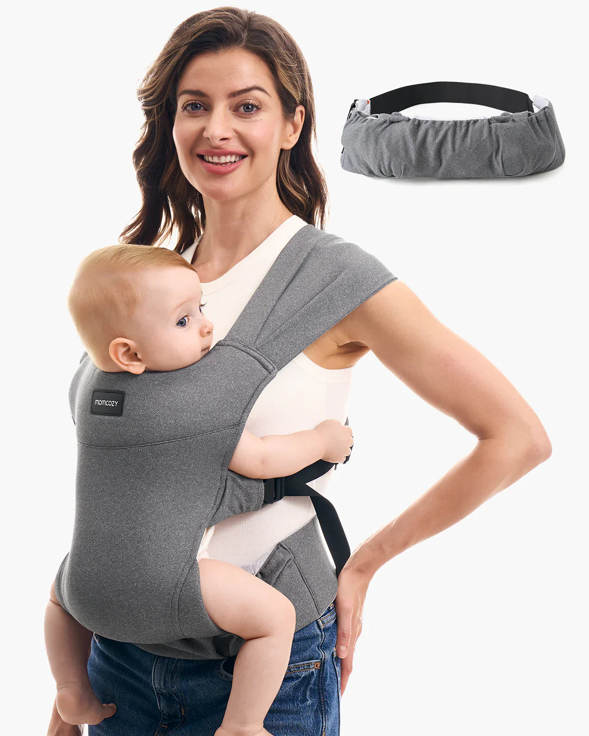 Momcozy Przenośne Nosidełko dla Dziecka – Lekkie i Składane