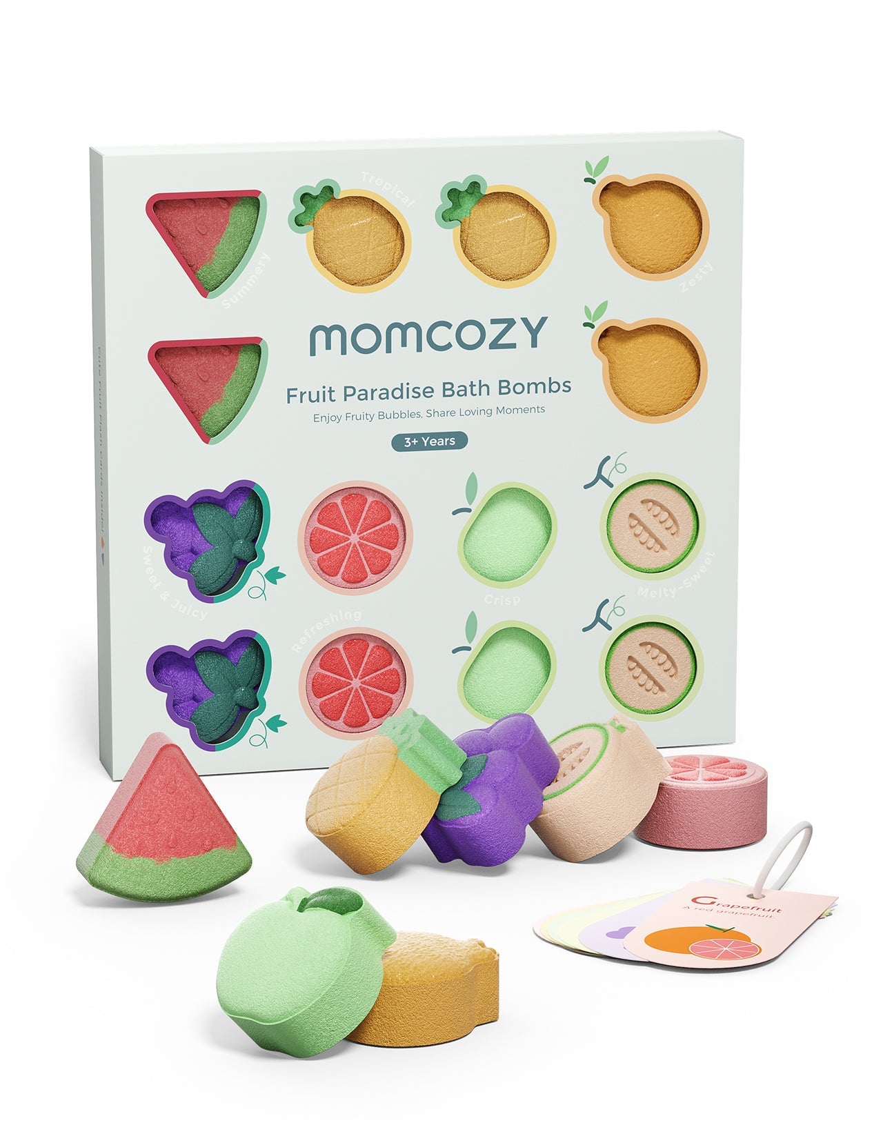 Momcozy Fruit Paradise Bath Bombs Gift Set (14 Pcs)