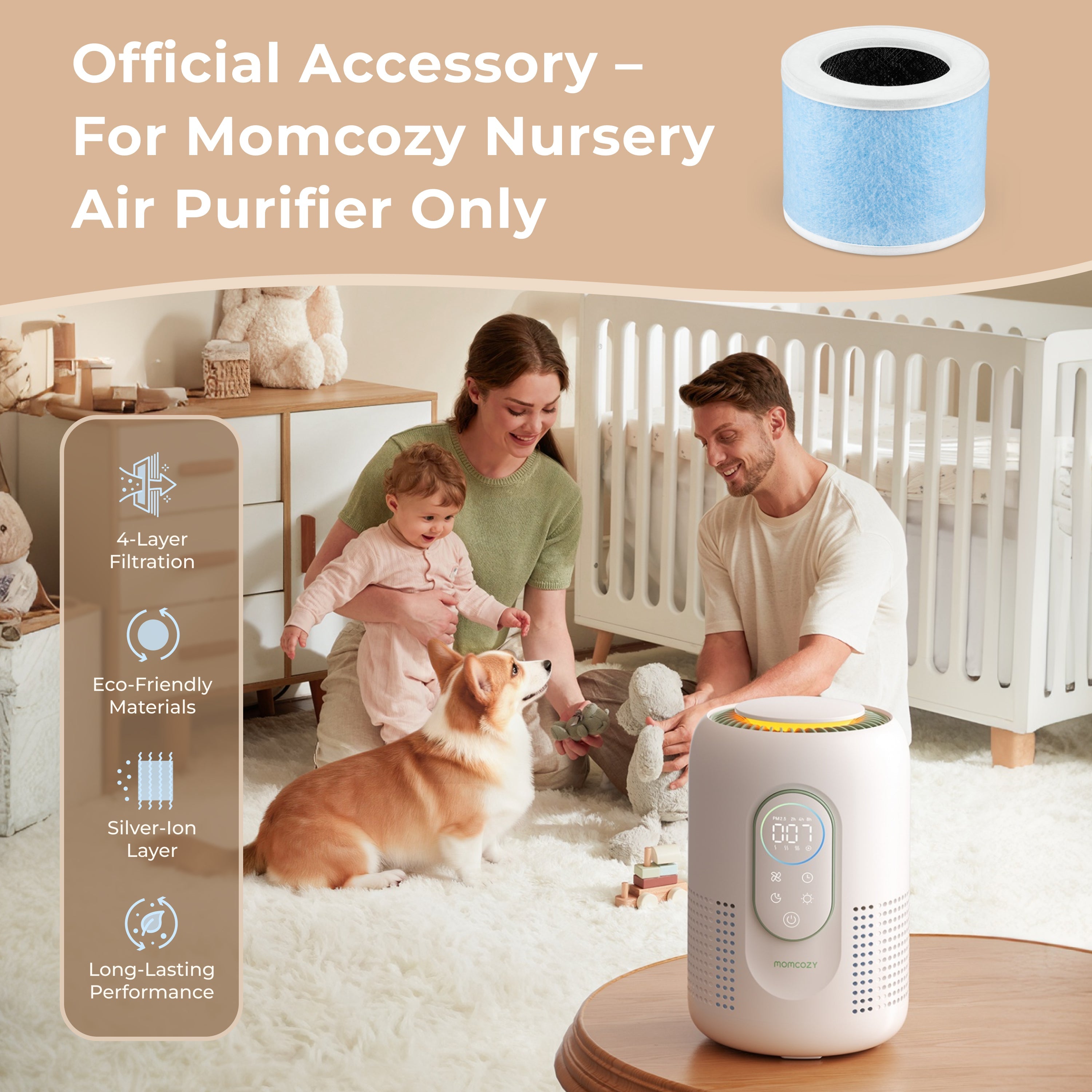 Ersatzfilter für Momcozy Baby-Luftreiniger