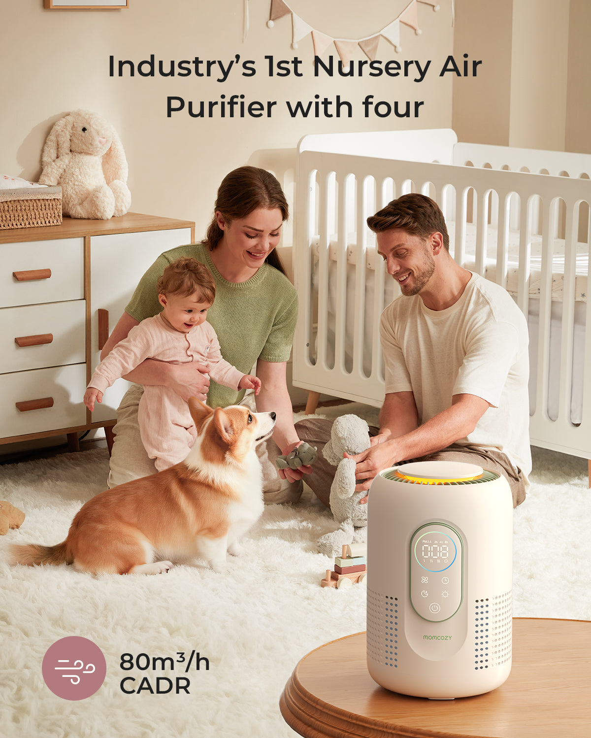 Momcozy CozyBreath Oczyszczacz Powietrza dla Niemowląt