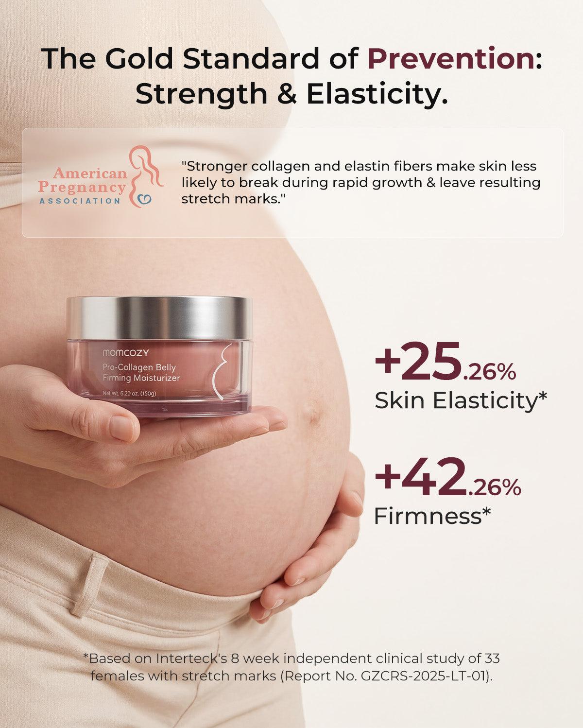 Momcozy Pro-Collagen Belly Firming Moisturizer Stretch Mark Cream