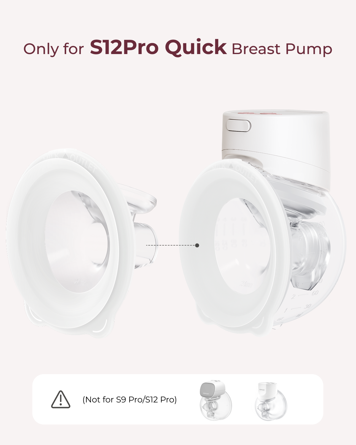 S12 Pro Quick Breast Pump Replacement Parts