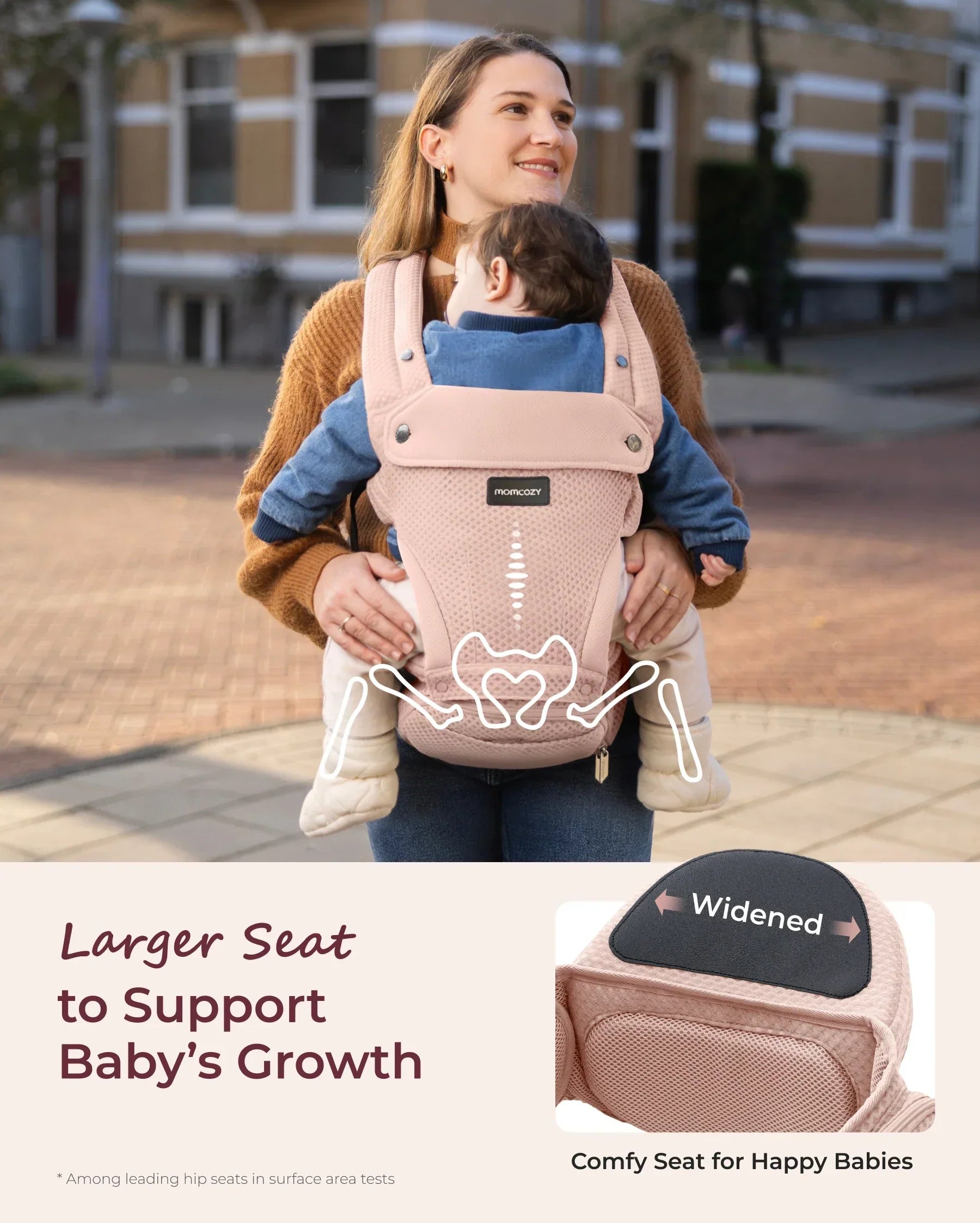 Momcozy 2-in-1 Nosidełko Biodrowe