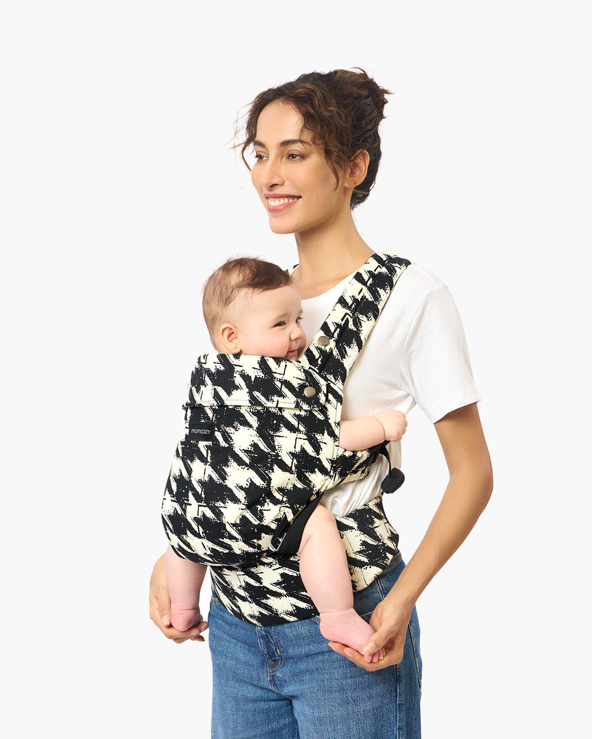 PureHug Baby Carrier - Cotton-Houndstooth