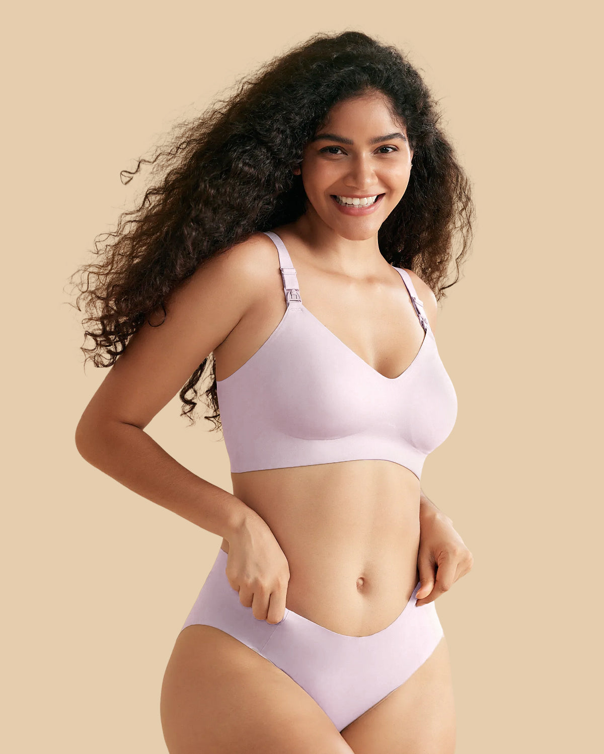 CozyAura-Ultra Soft Seamless Nursing Bra - YN21