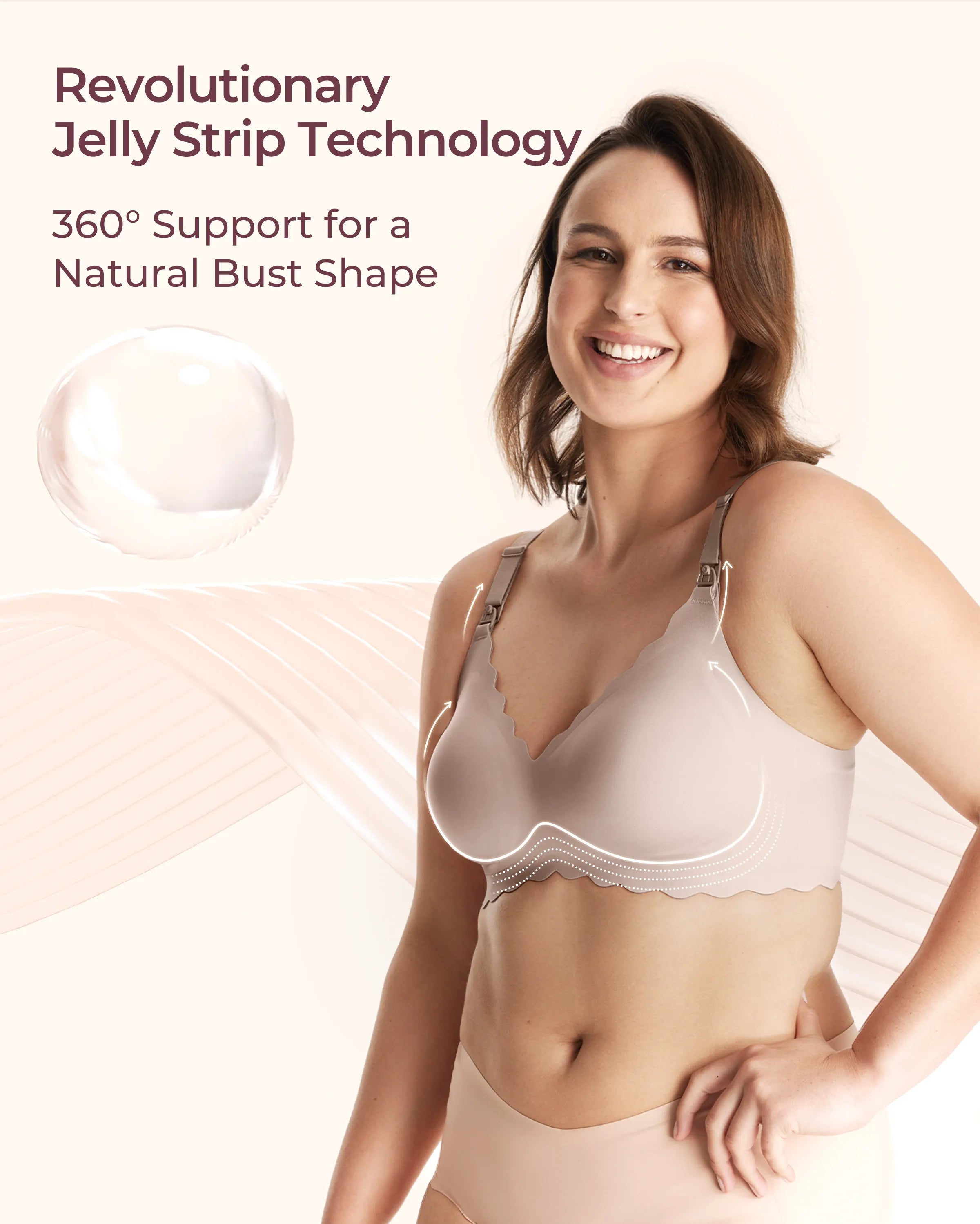 Jelly-Strip - Nahtloser Still-BH YN46