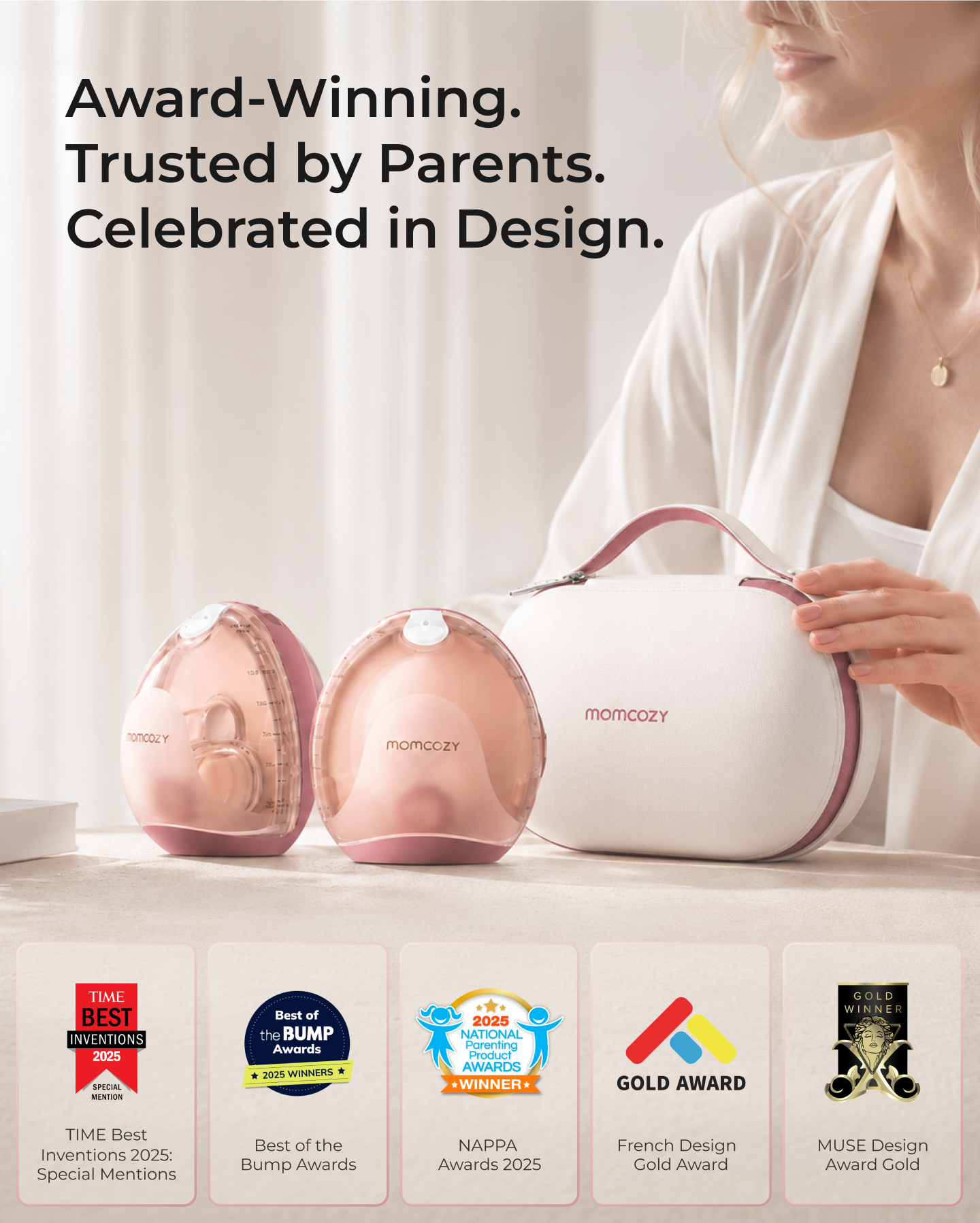Sacaleches ultra compacto Momcozy Air 1