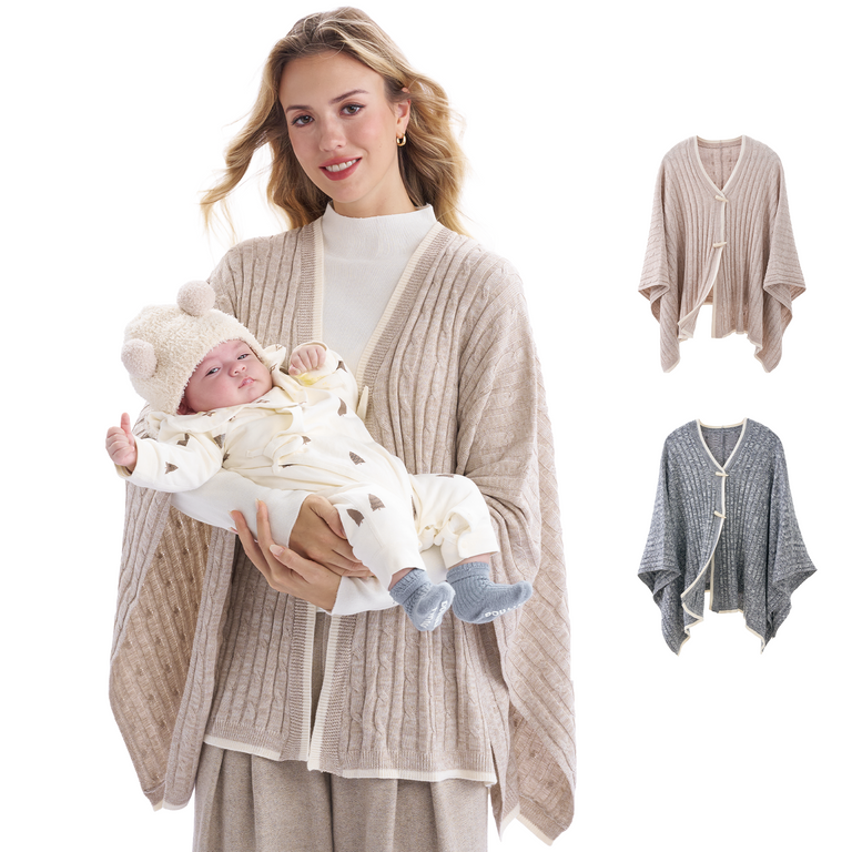Translation missing: en.Momcozy Soft Knitted Blend Nursing Cover