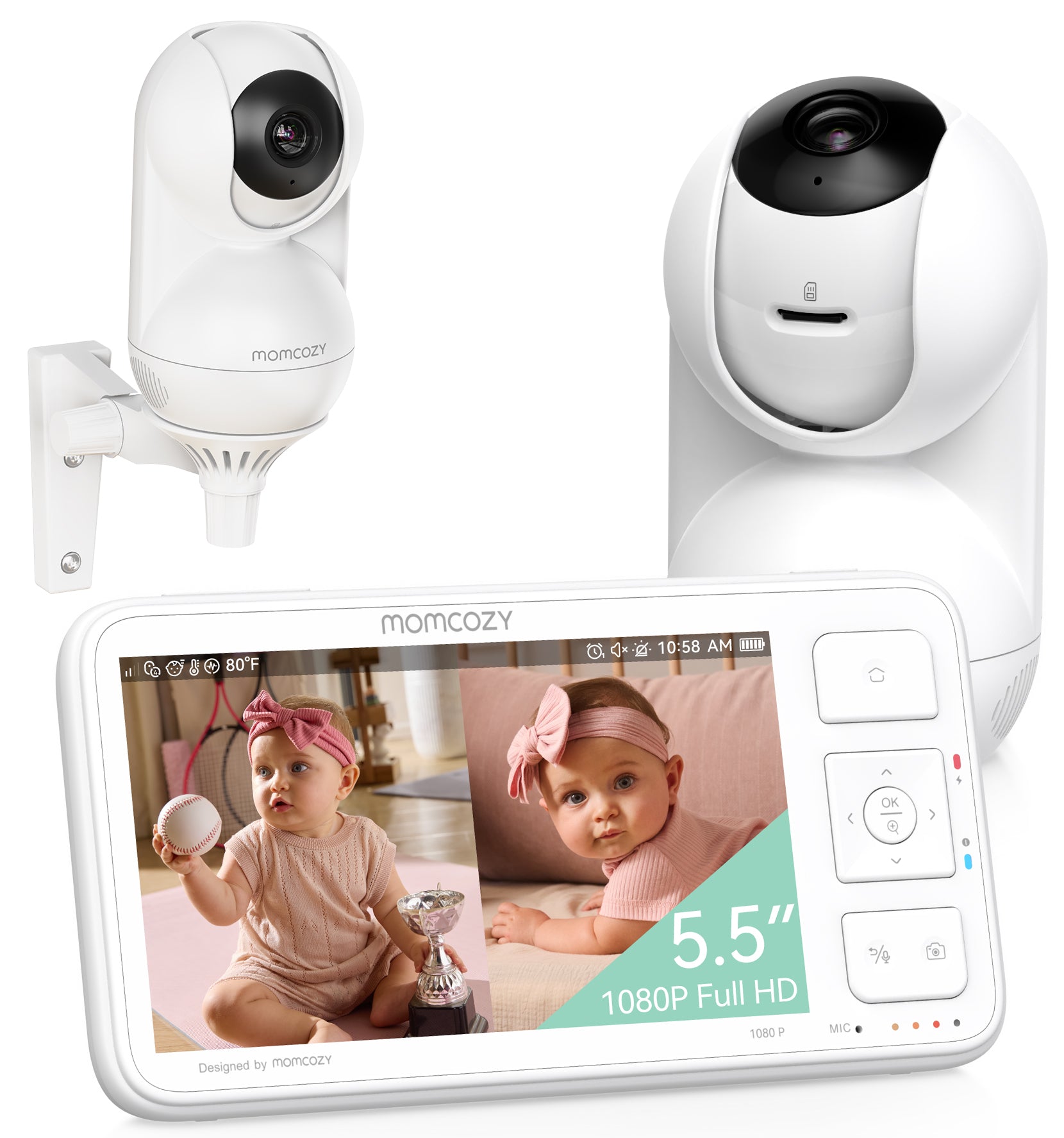 Momcozy 5.5-inch Full HD Video Baby Monitor - BM03