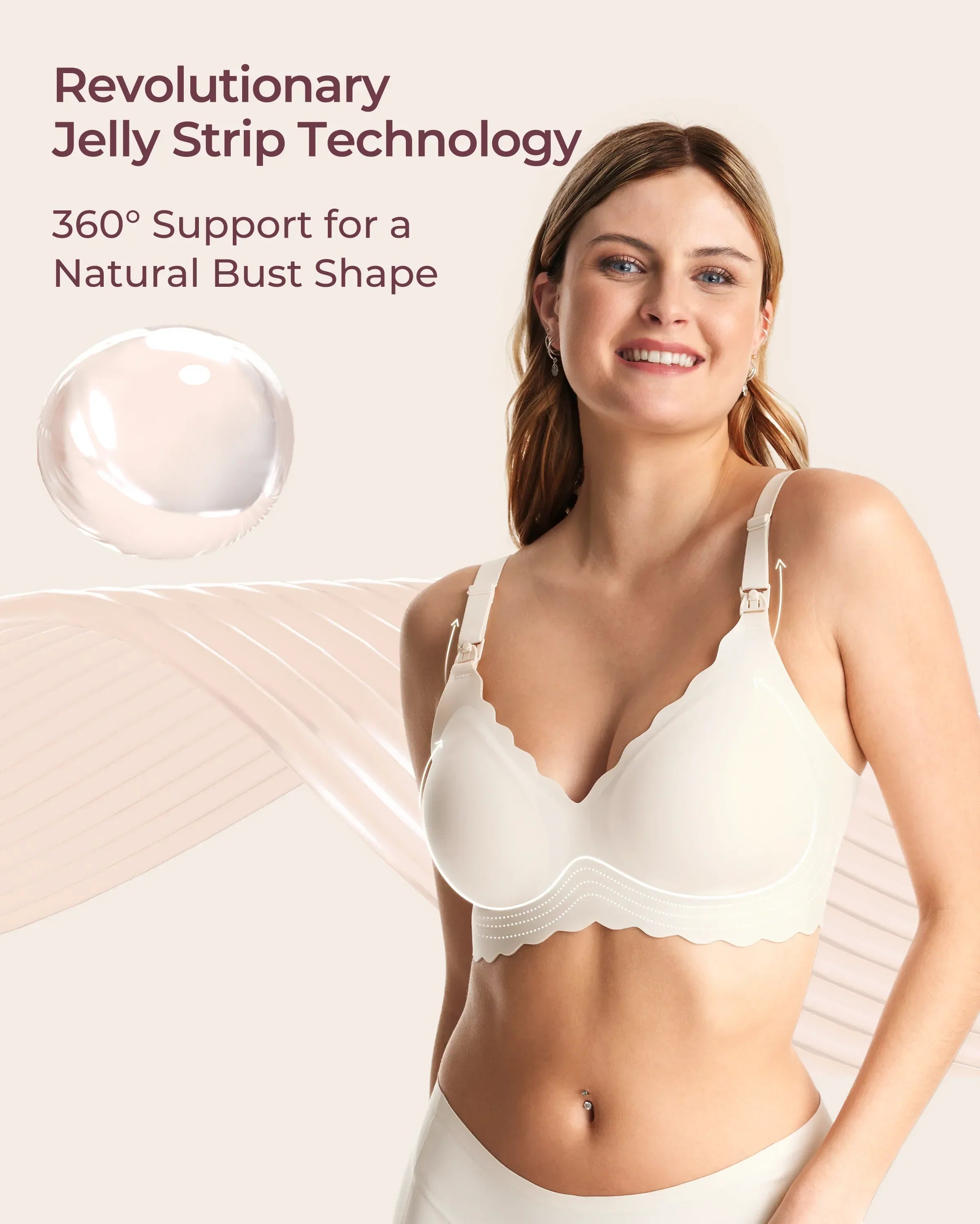 Jelly-Strip - Nahtloser Still-BH YN46