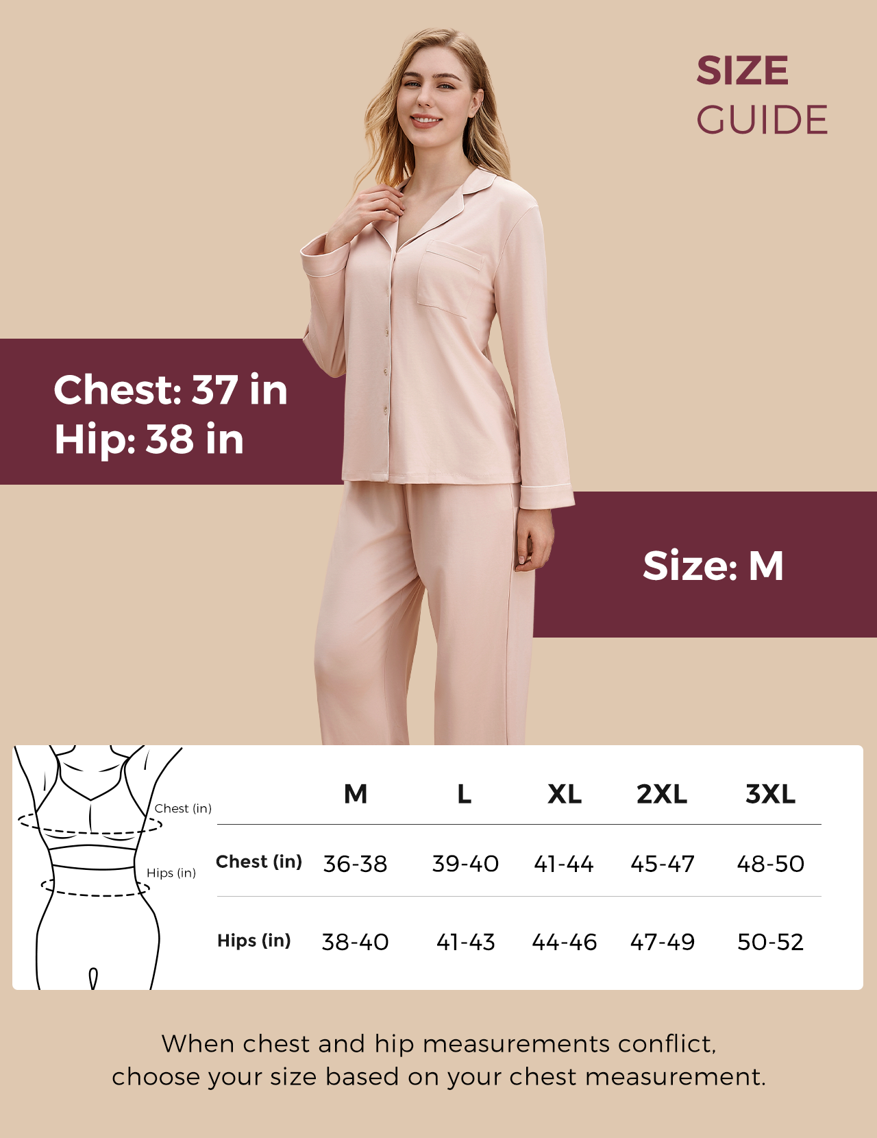 Postpartum Soft Cotton Nursing Pajama Set