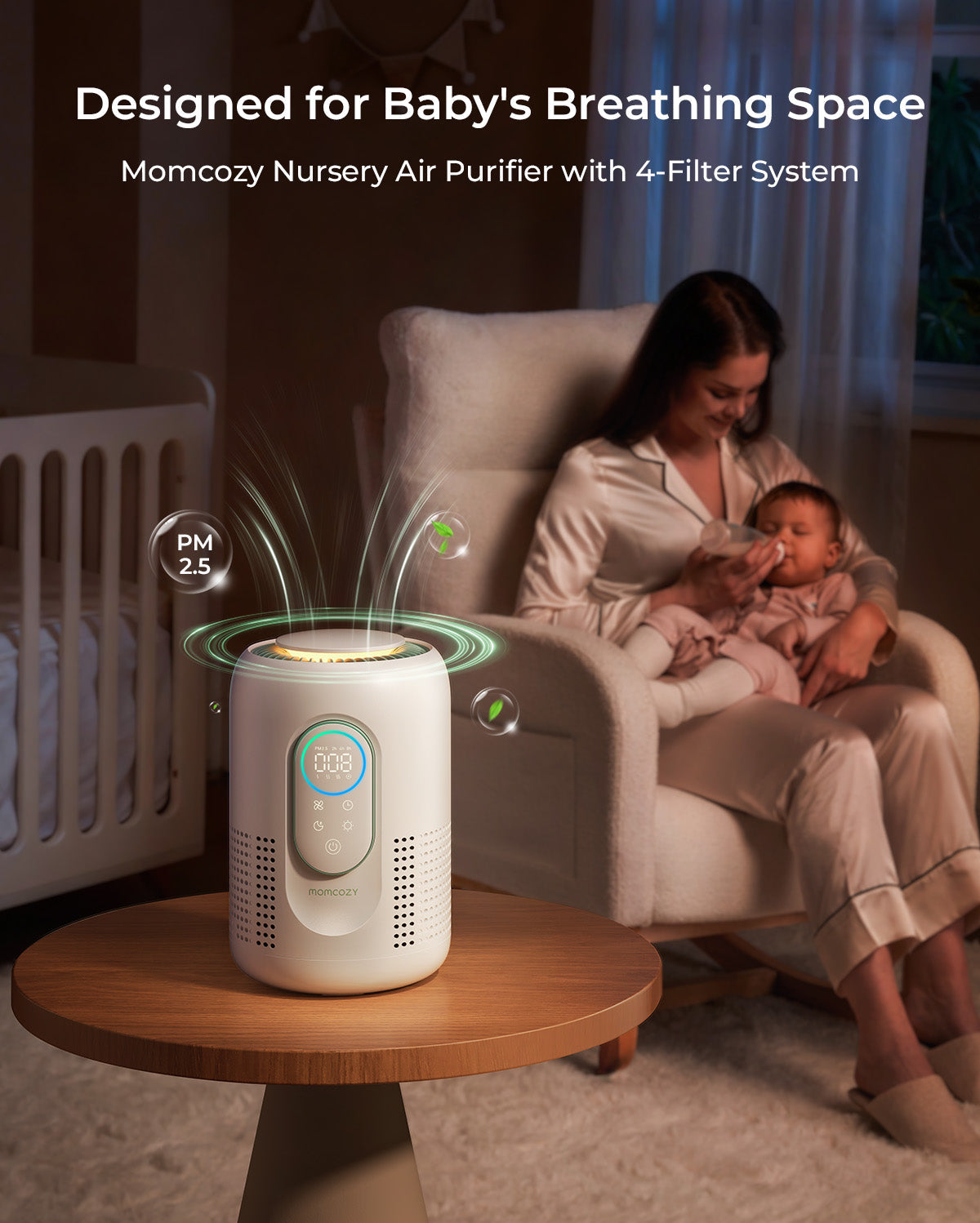 Momcozy CozyBreath Oczyszczacz Powietrza dla Niemowląt