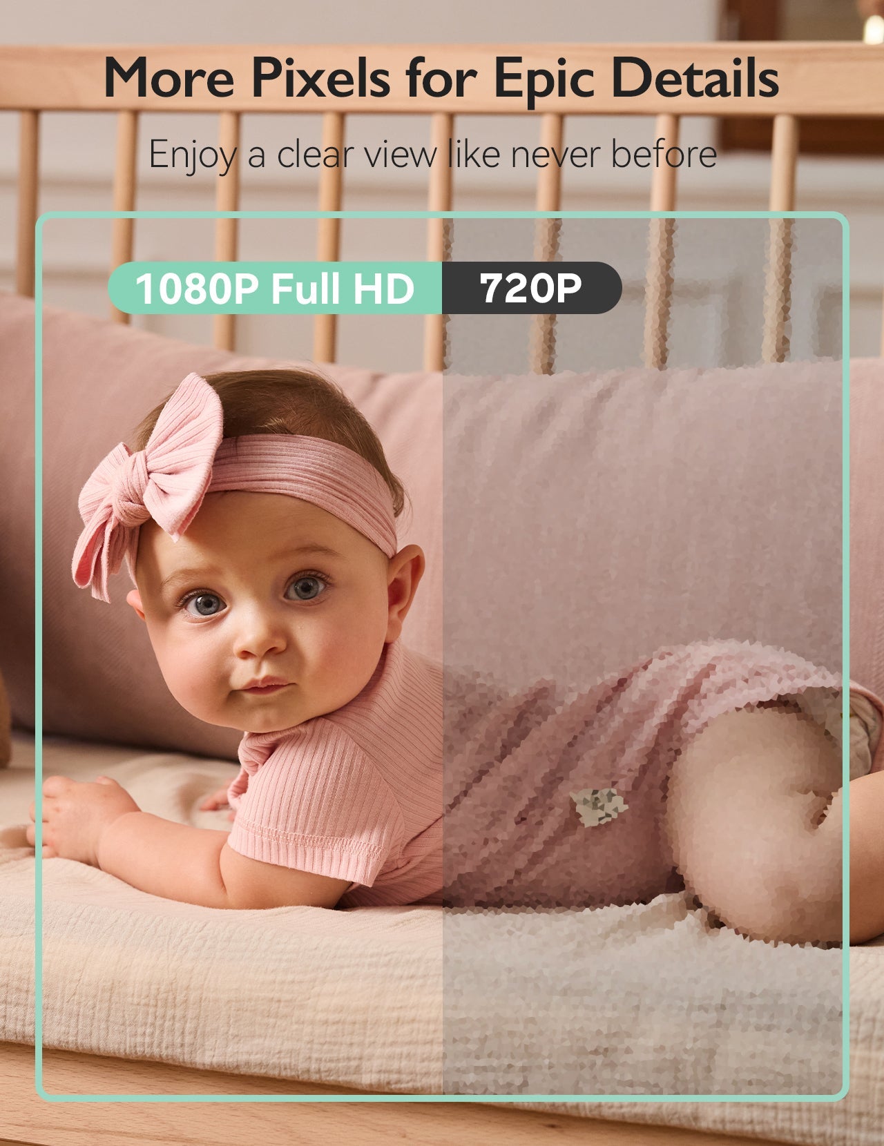 Momcozy 5.5-inch Full HD Video Baby Monitor - BM03