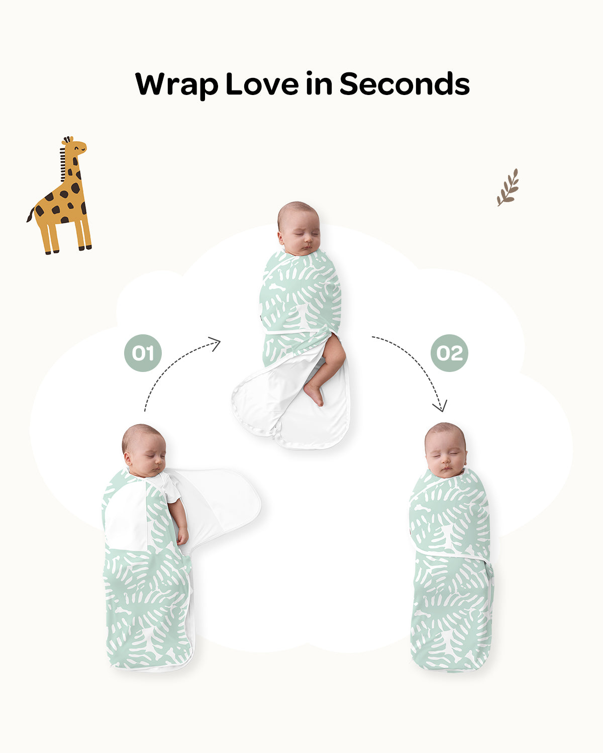 Mapas de bebé Momcozy Muslin Swaddle, 4 paquete