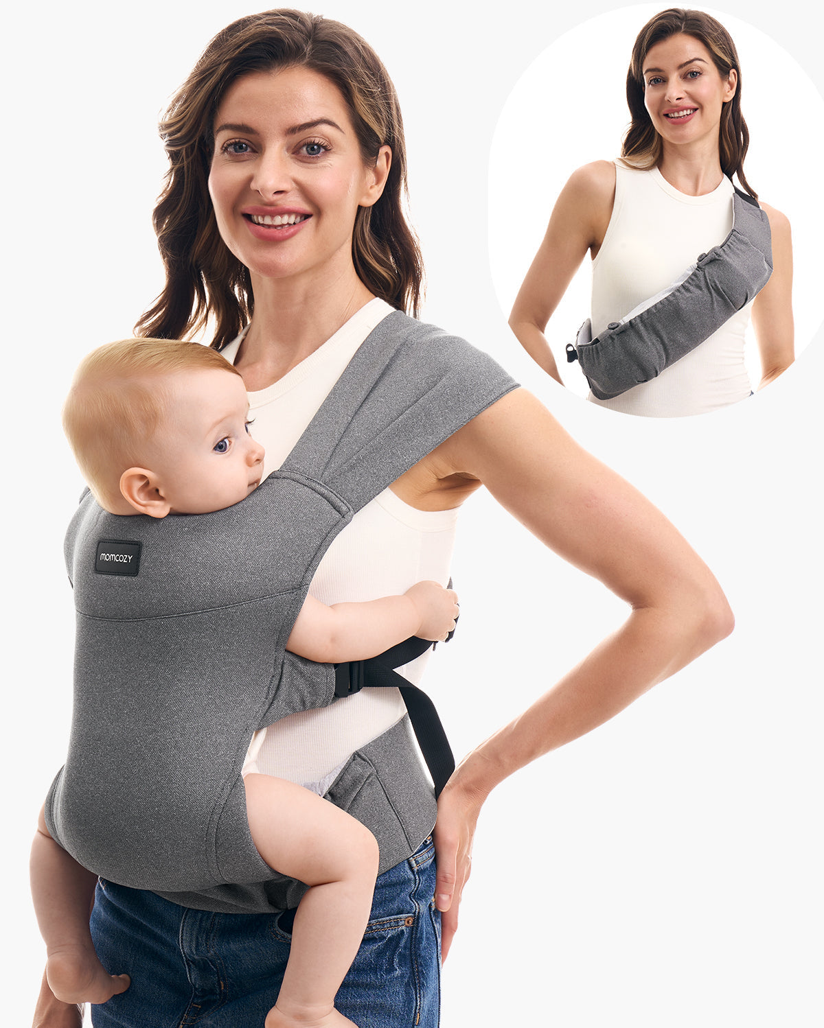 Momcozy Porte-bébé Portable – Léger &  Pliable