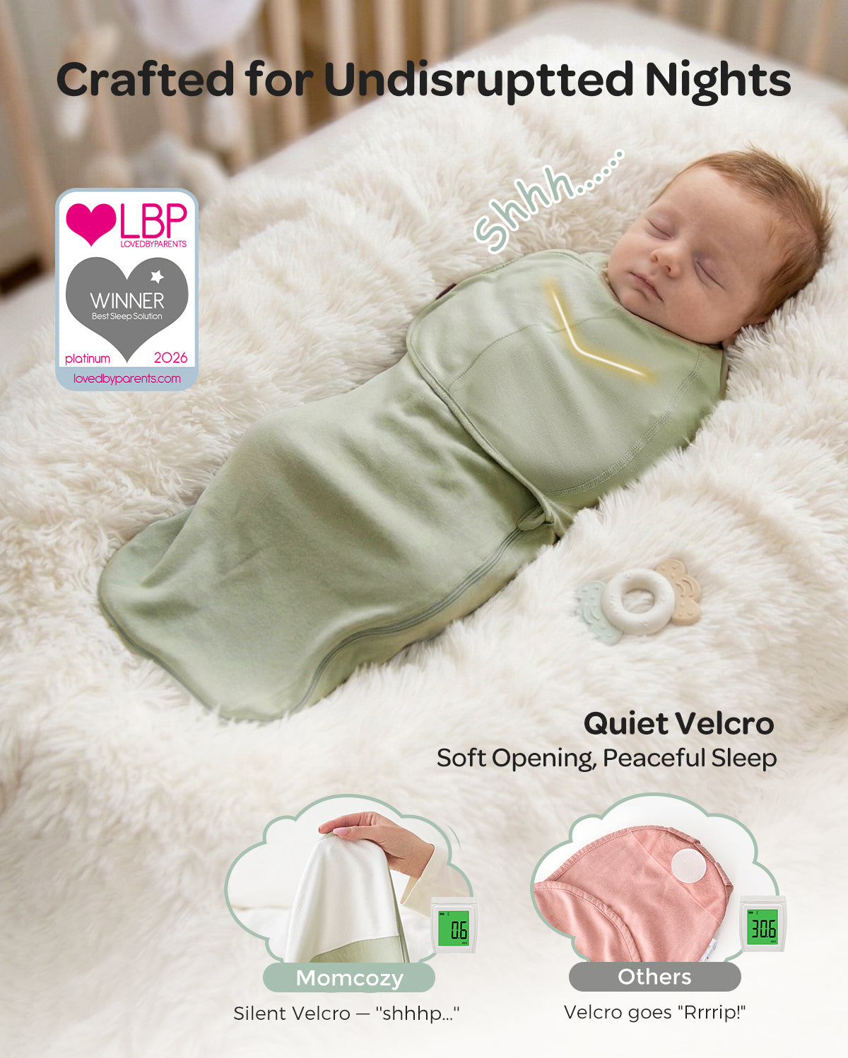 Mapas de bebé Momcozy Muslin Swaddle, 4 paquete