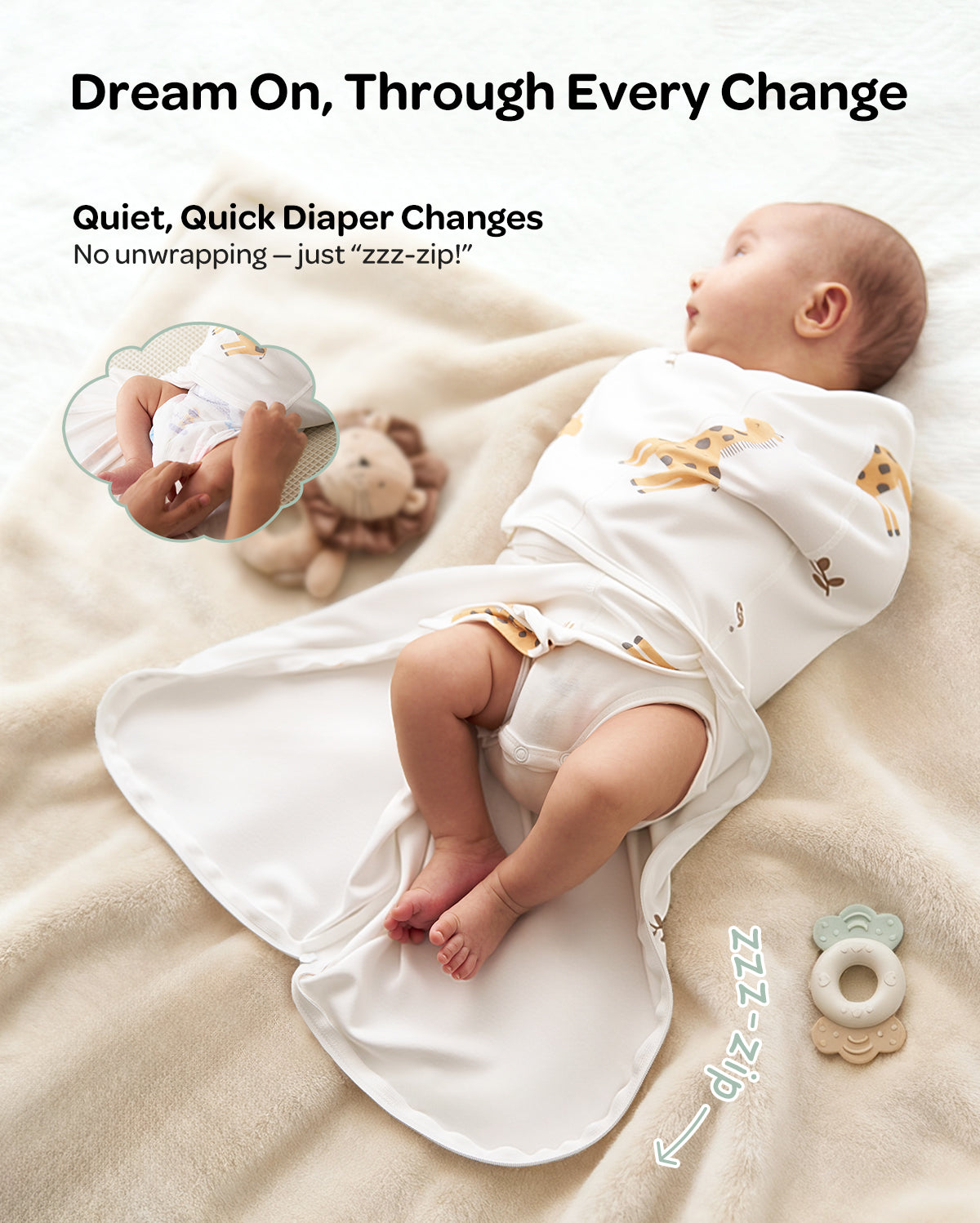 Mapas de bebé Momcozy Muslin Swaddle, 4 paquete