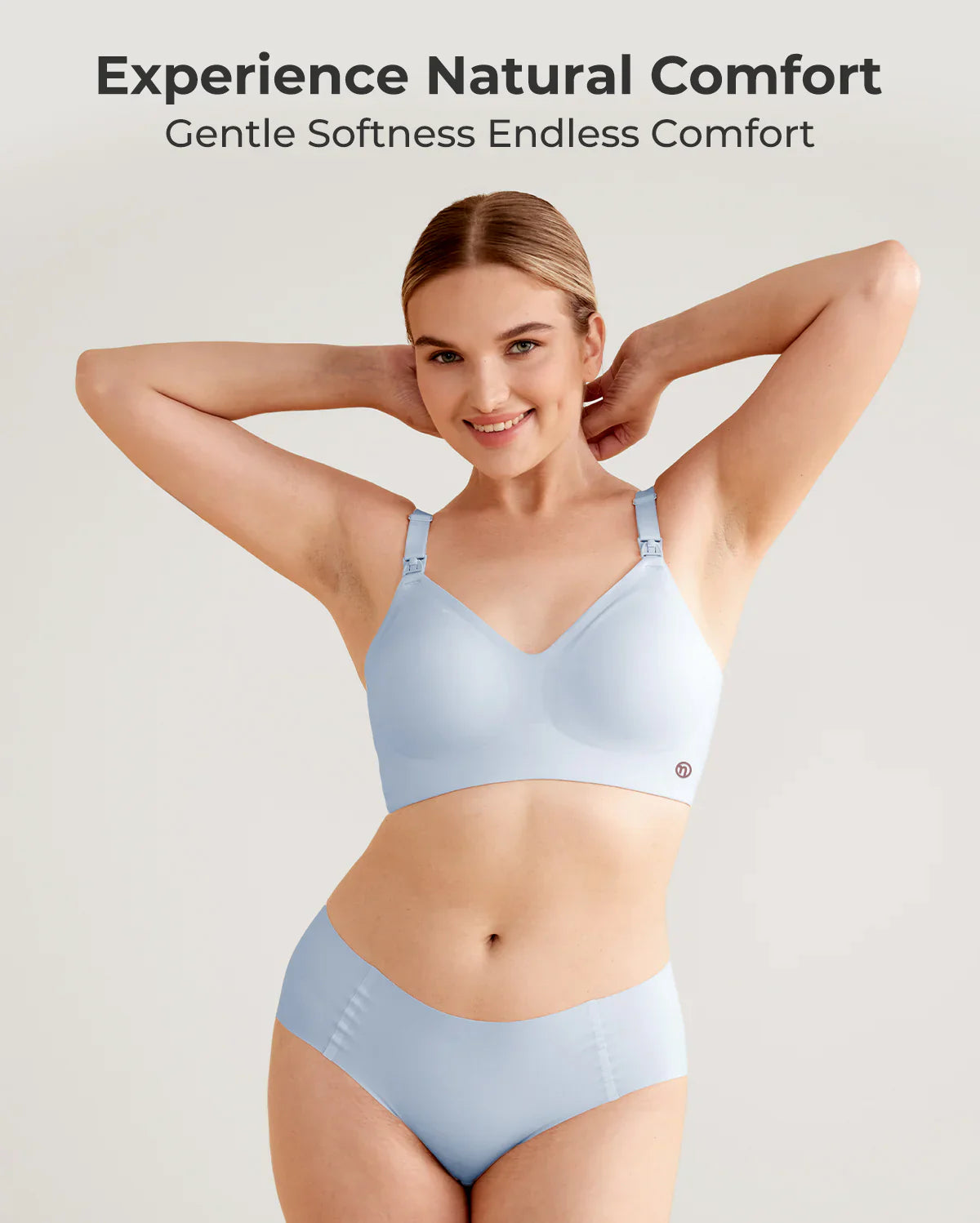 CozyAura-Ultra Soft Seamless Nursing Bra - YN21