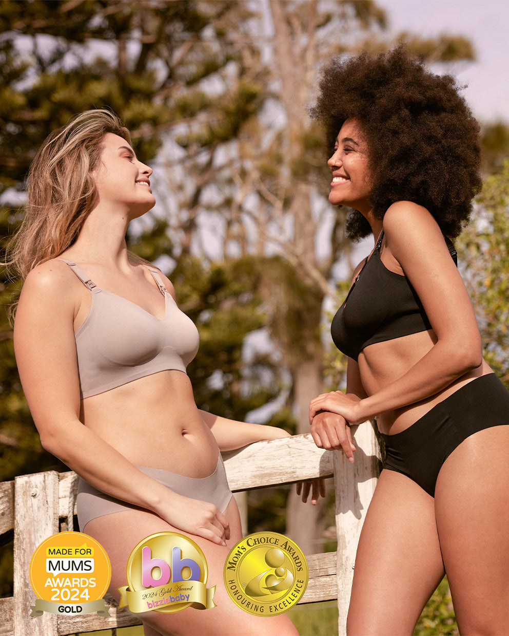 SMOOTH - Sujetador de lactancia ultrasuave y omni (pack de 2)