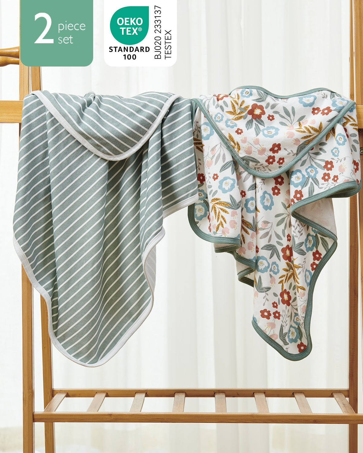 Baby Hooded Towel for Newborn Shower -  2-Pack