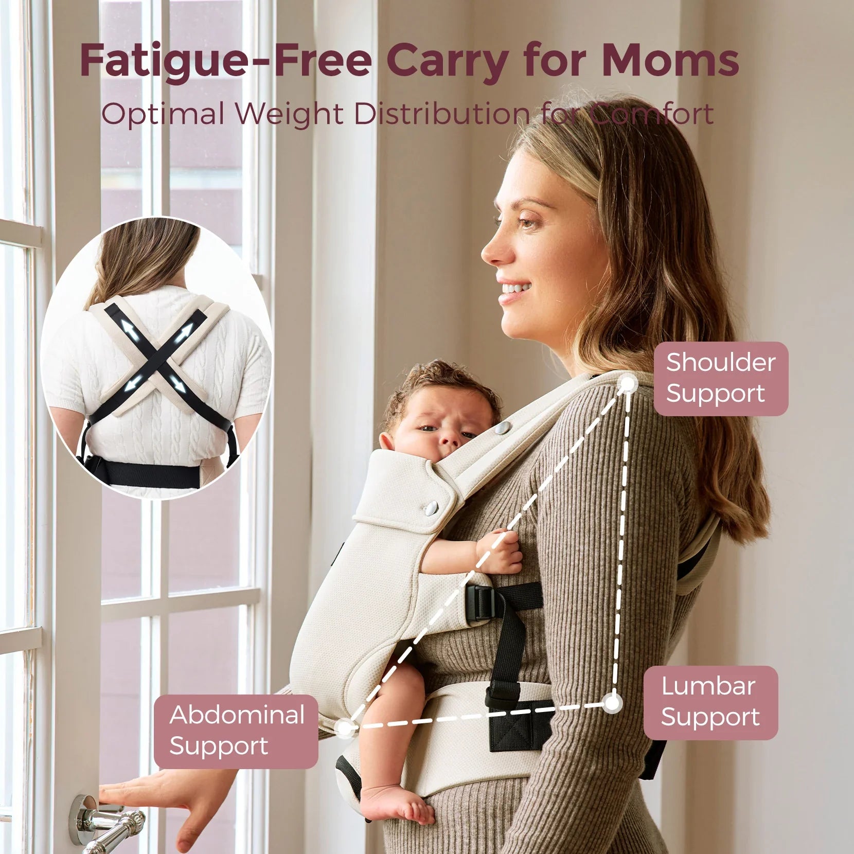 Porte-bébé nouveau-né Momcozy WeeSnug