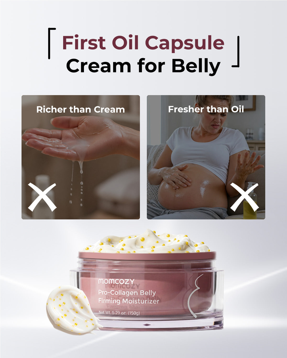 Momcozy Pro-Collagen Belly Firming Moisturizer Stretch Mark Cream