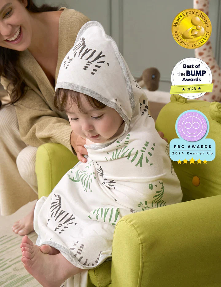 Ręcznik z Kapturem Momcozy Best Wishes dla Dzieci – Odwaga
