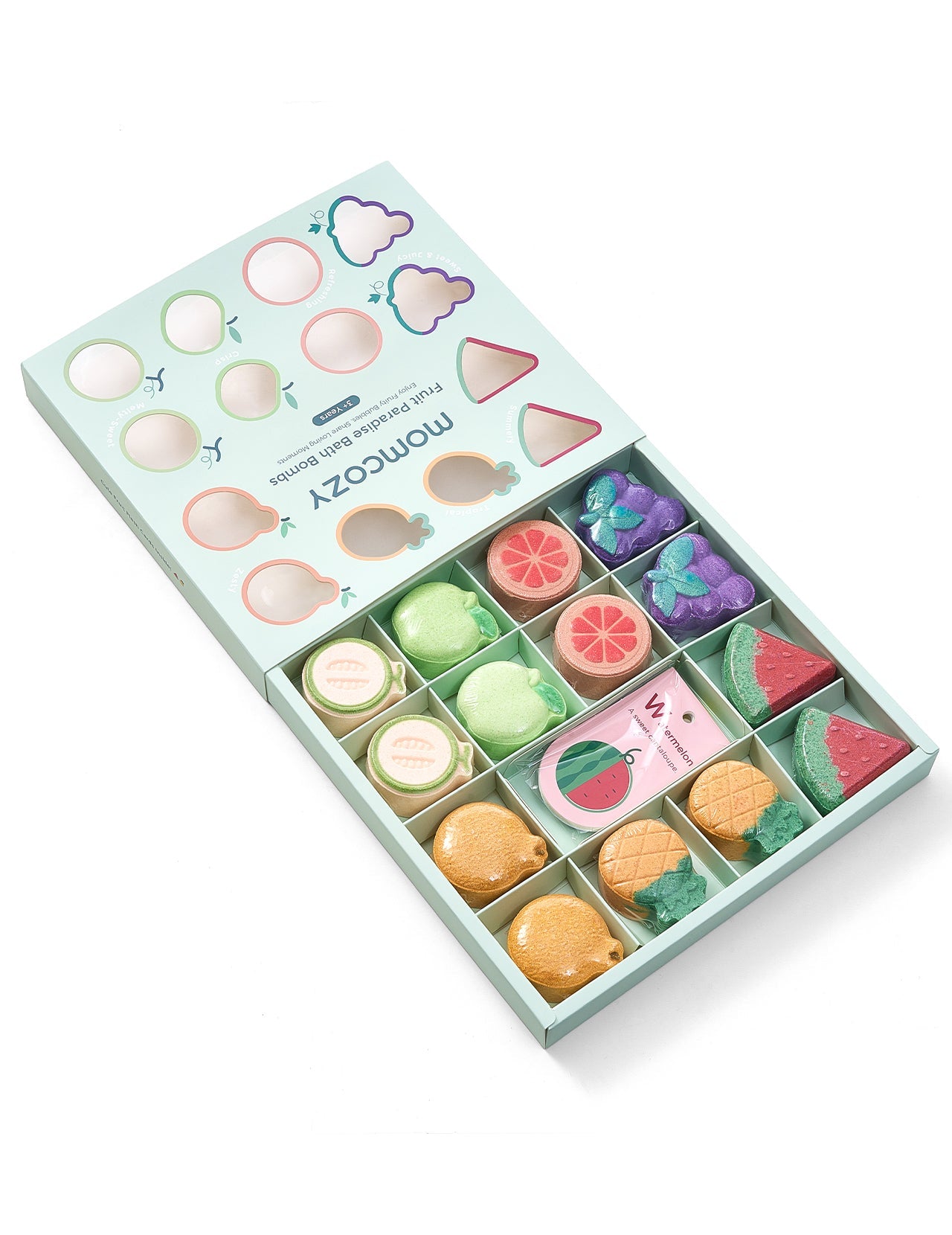 Momcozy Fruit Paradise Bath Bombs Gift Set (14 Pcs)