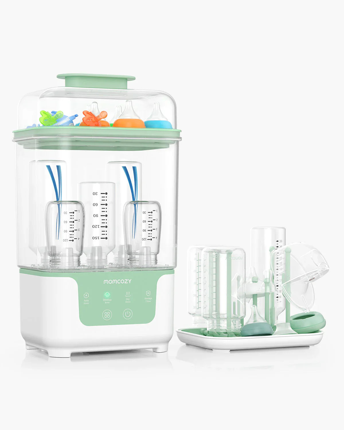 Momcozy 4-w-1 Kompaktowy Sterylizator i Suszarka do Butelek